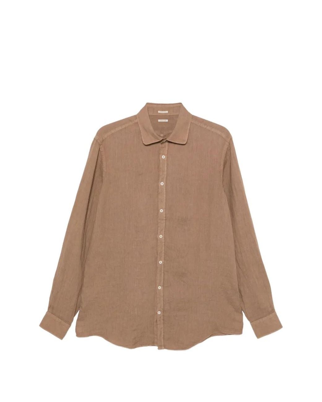 Massimo Alba Natural Long-Sleeve Button-Up Shirt for men