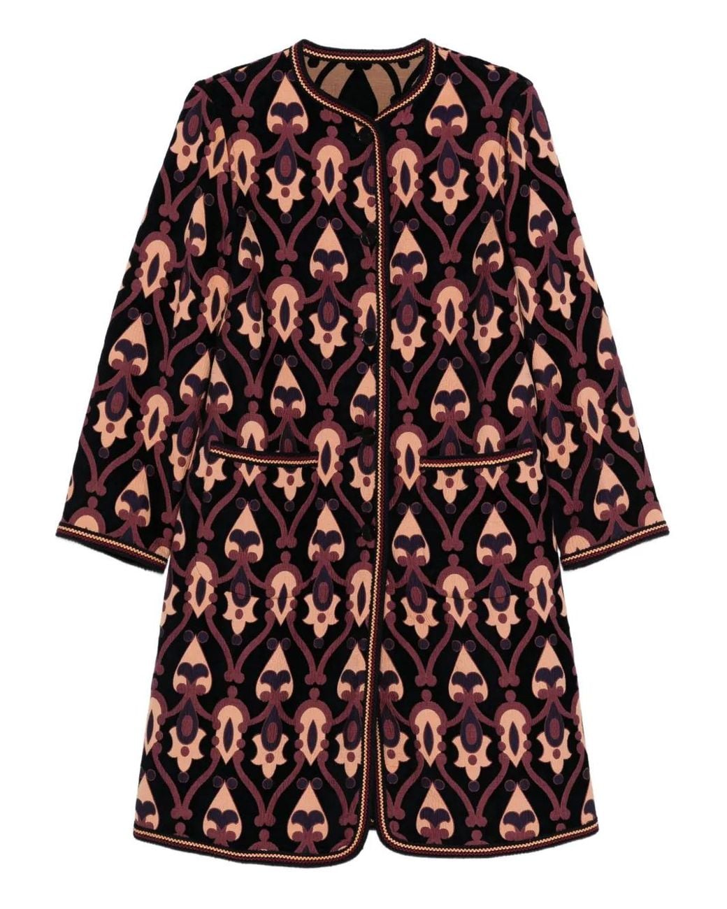 Etro Multicolor Multicolour Trench Coat