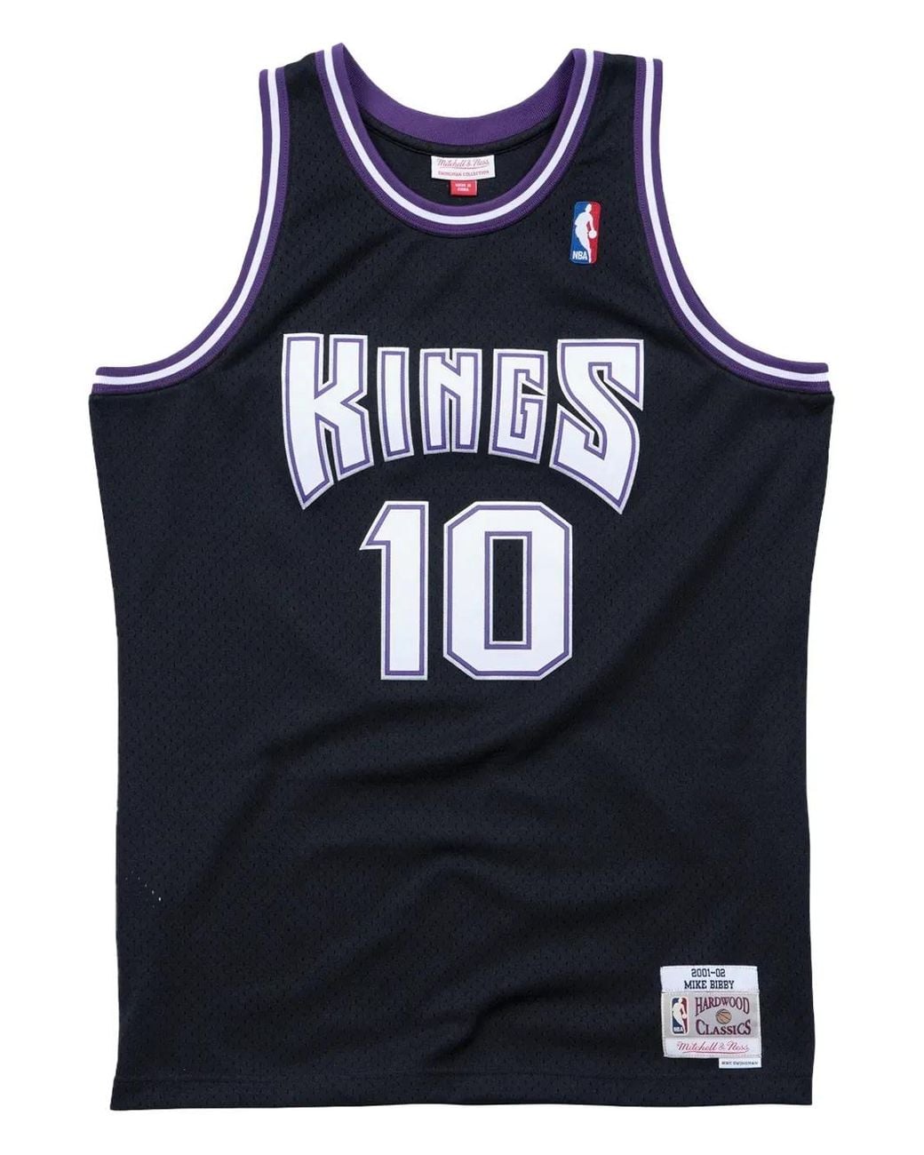 Mitchell & Ness Blue Bibby 2001 Swingman Road Jersey for men