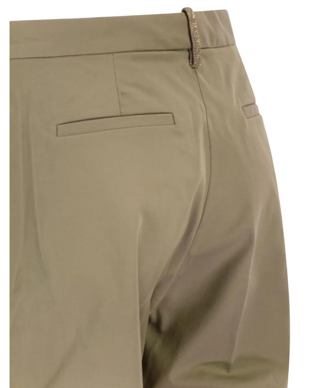 Fabiana Filippi Natural Straight-Leg Trousers