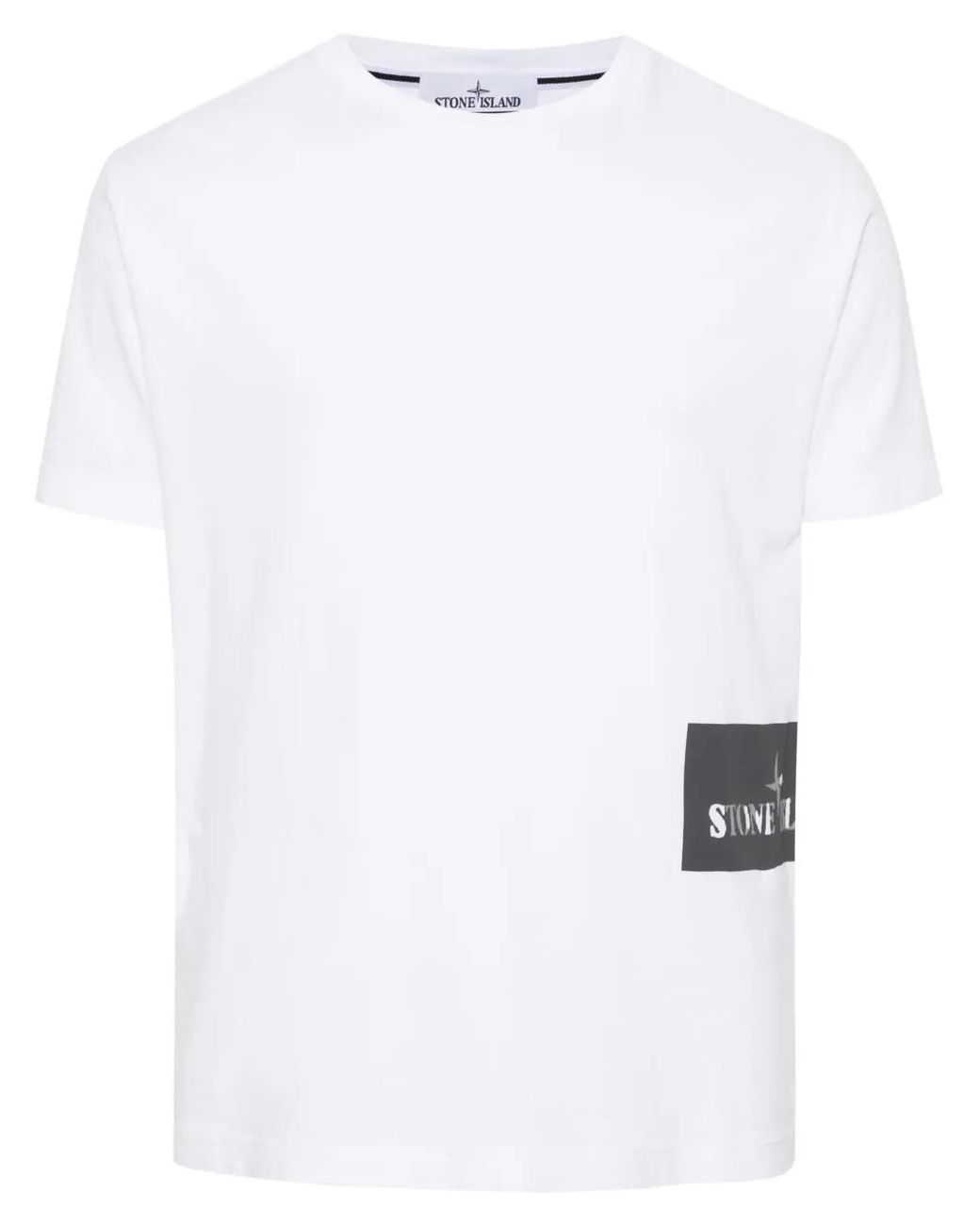 Stone Island White T-Shirts & Tops for men