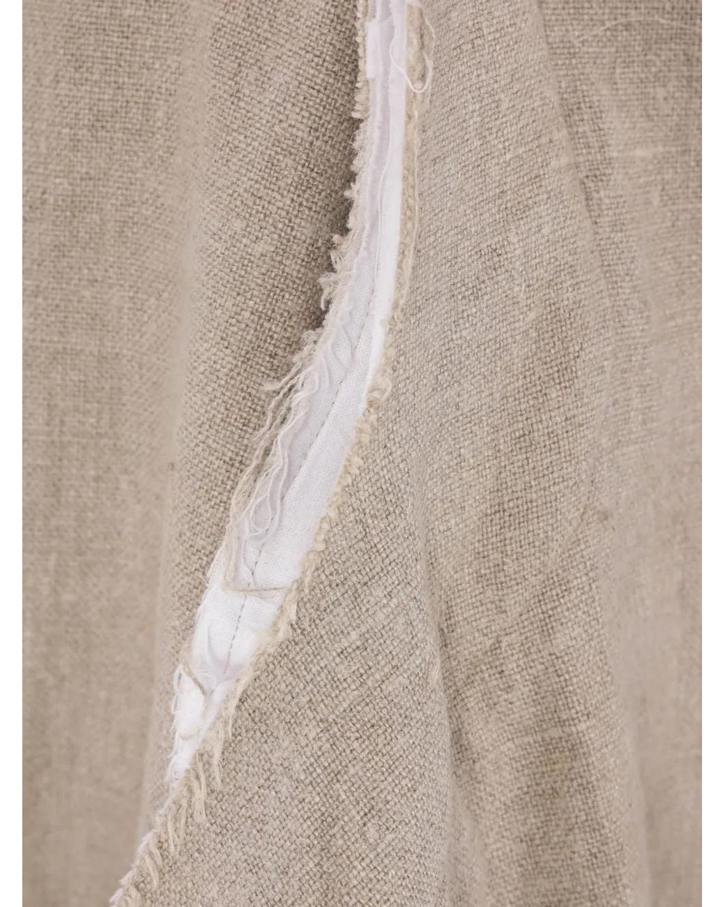 Comme des Garçons Natural Asymmetric-Hem Skirt