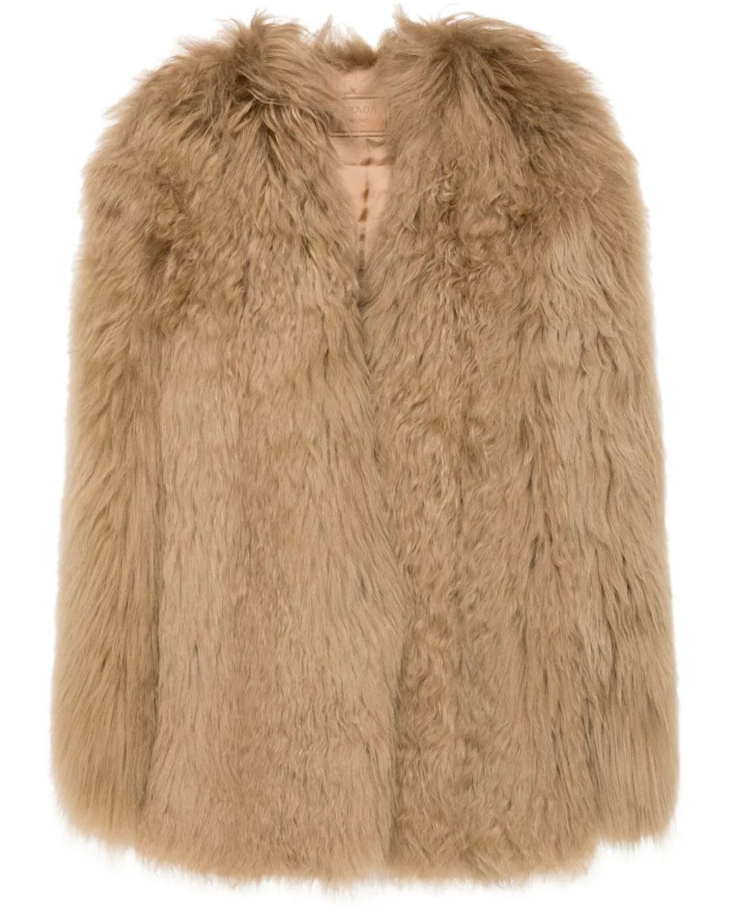 Prada Natural Shearling Jacket