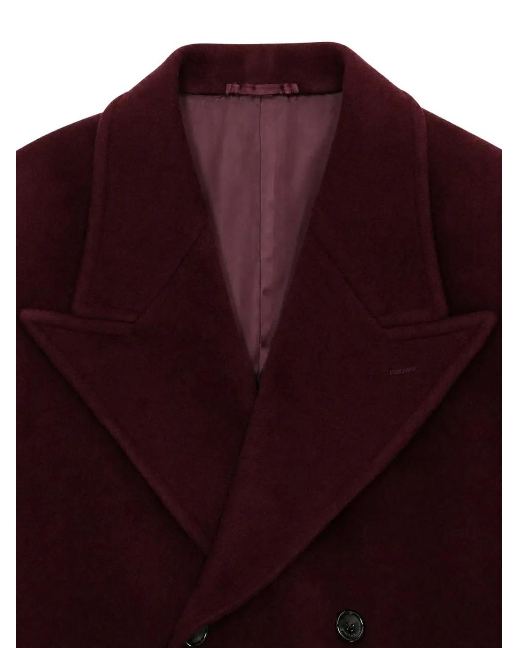 Fortela Red Bogart Double-Breasted Coat for men