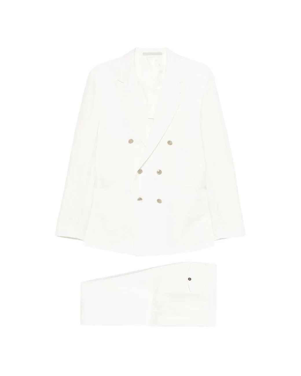 Traje Con Doble Botonadura Eleventy de hombre de color White