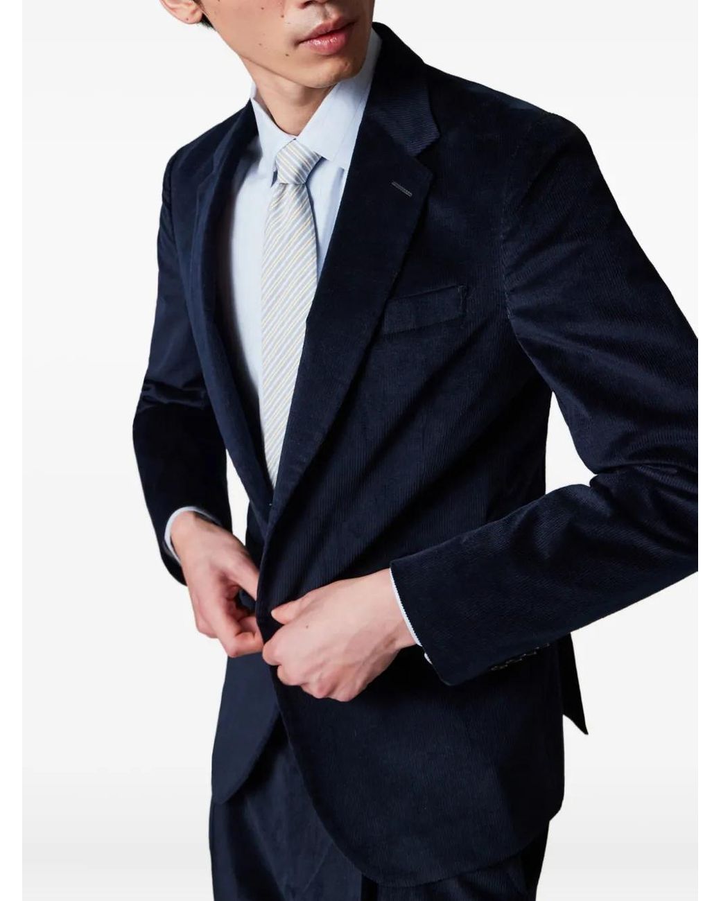 Paul Smith Blue Corduroy Blazer for men