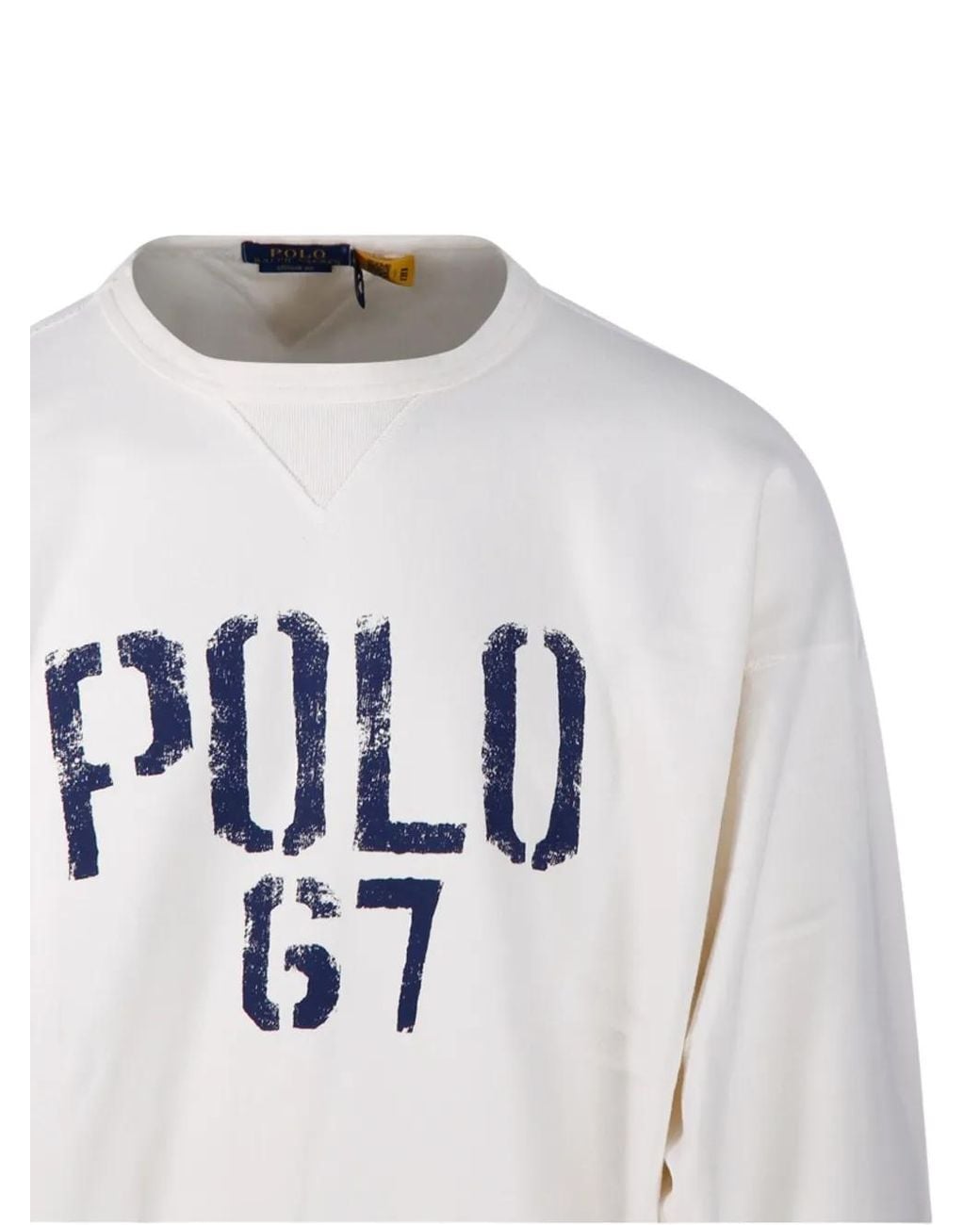 Polo Ralph Lauren White Logo-Print T-Shirt for men