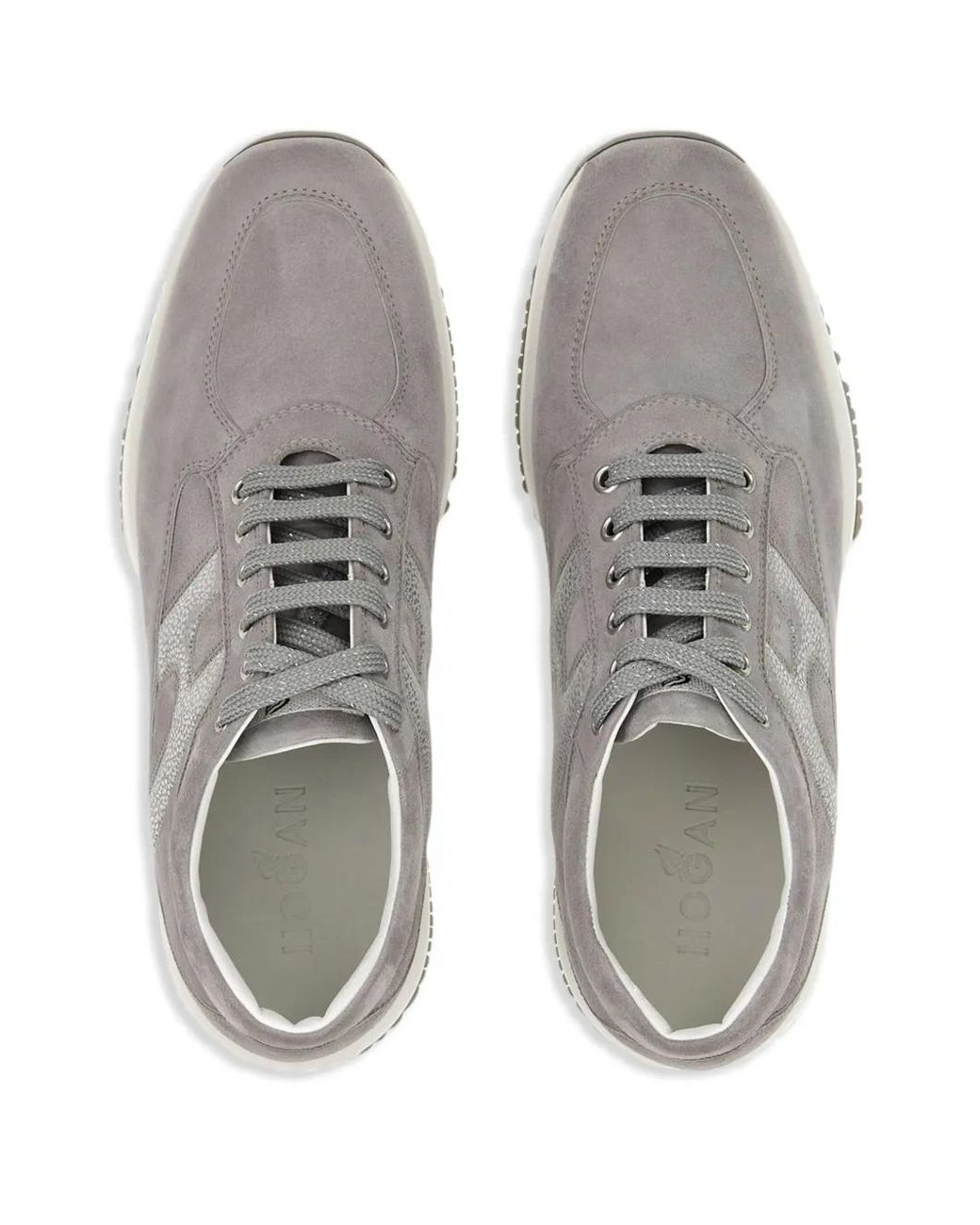 Hogan Gray Interactive Low-Top Sneakers