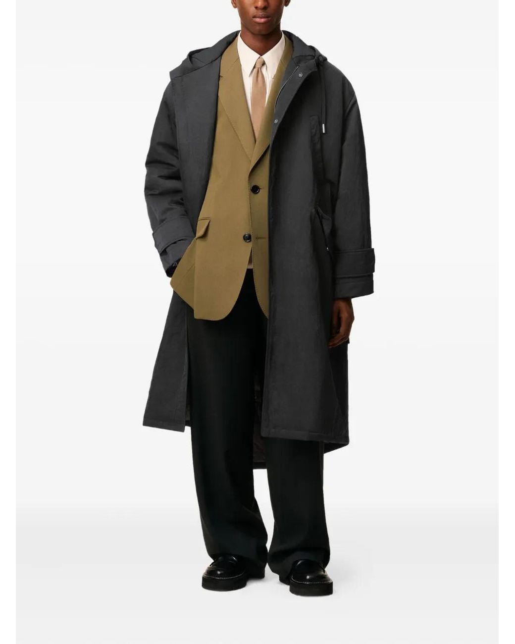 AMI Black Padded Anthracite Jacket