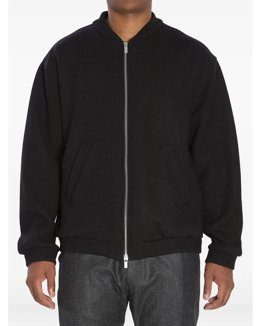 Bomber Con Zip di Barena in Black da Uomo