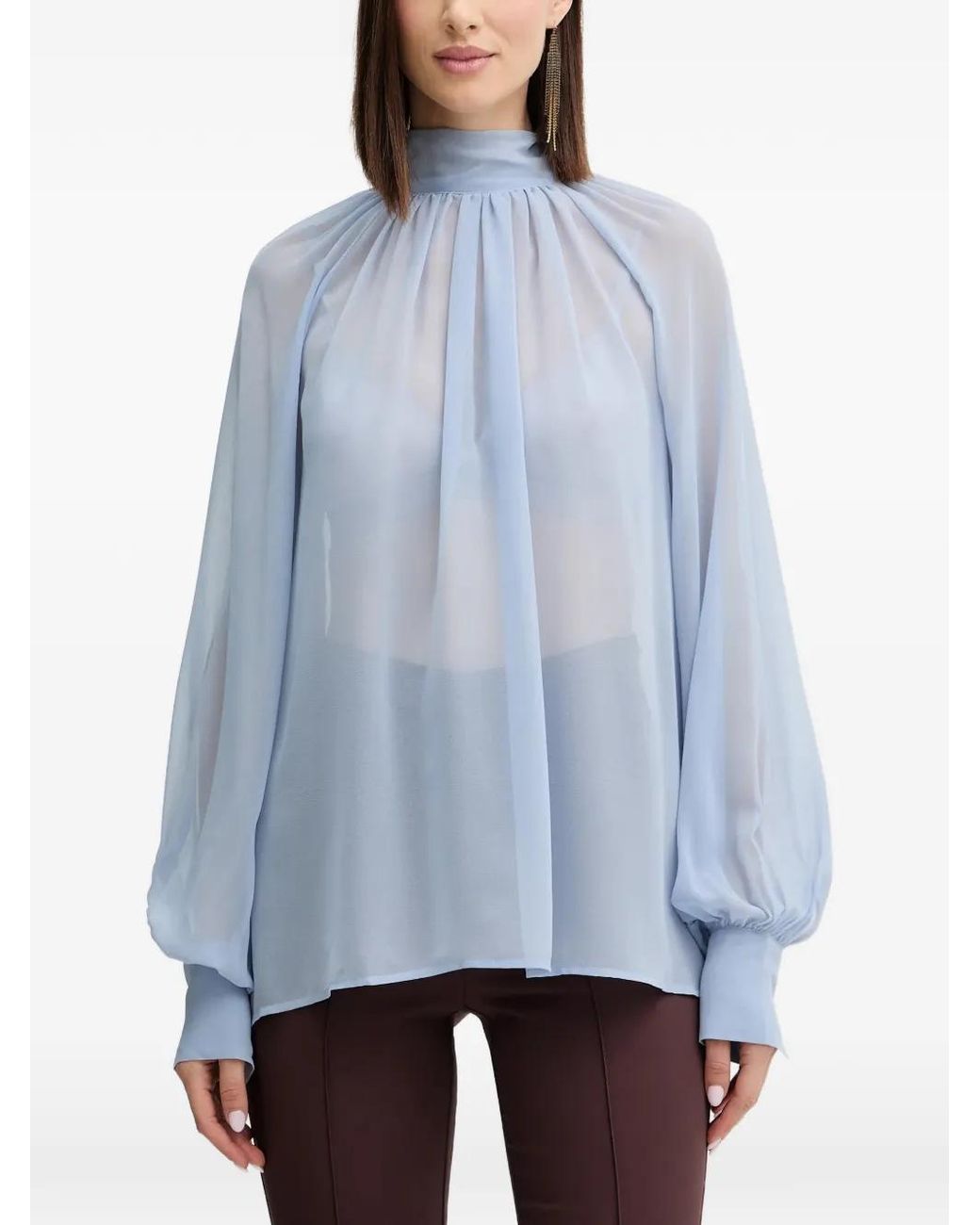Guess Audrine Blouse in het Blue