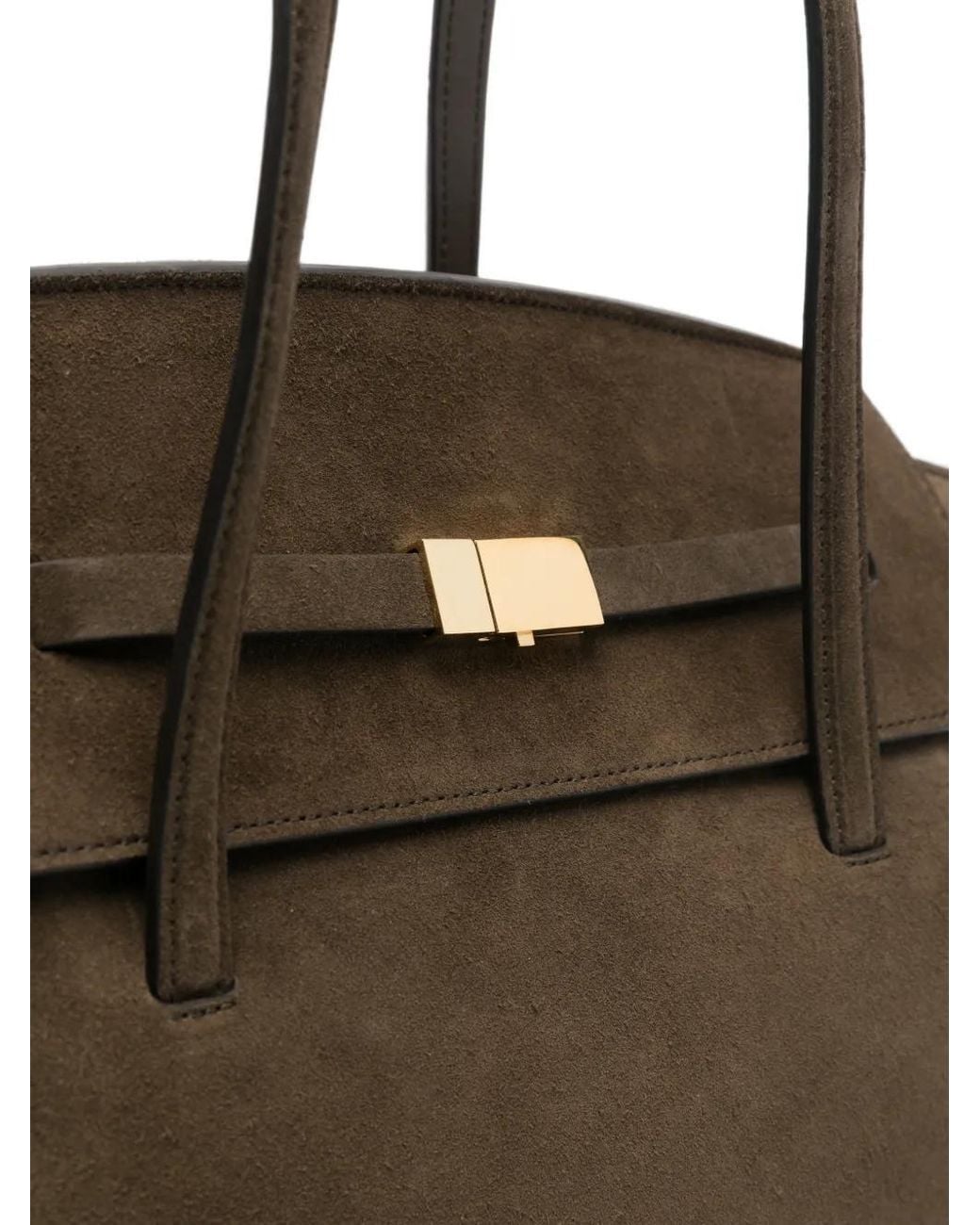 DeMellier London Black Brooklyn Suede Shoulder Bag