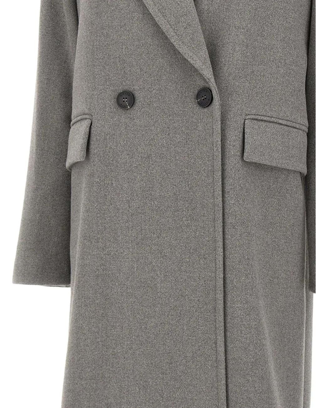 Manteau À Boutonnière Croisée Kaos en coloris Gray