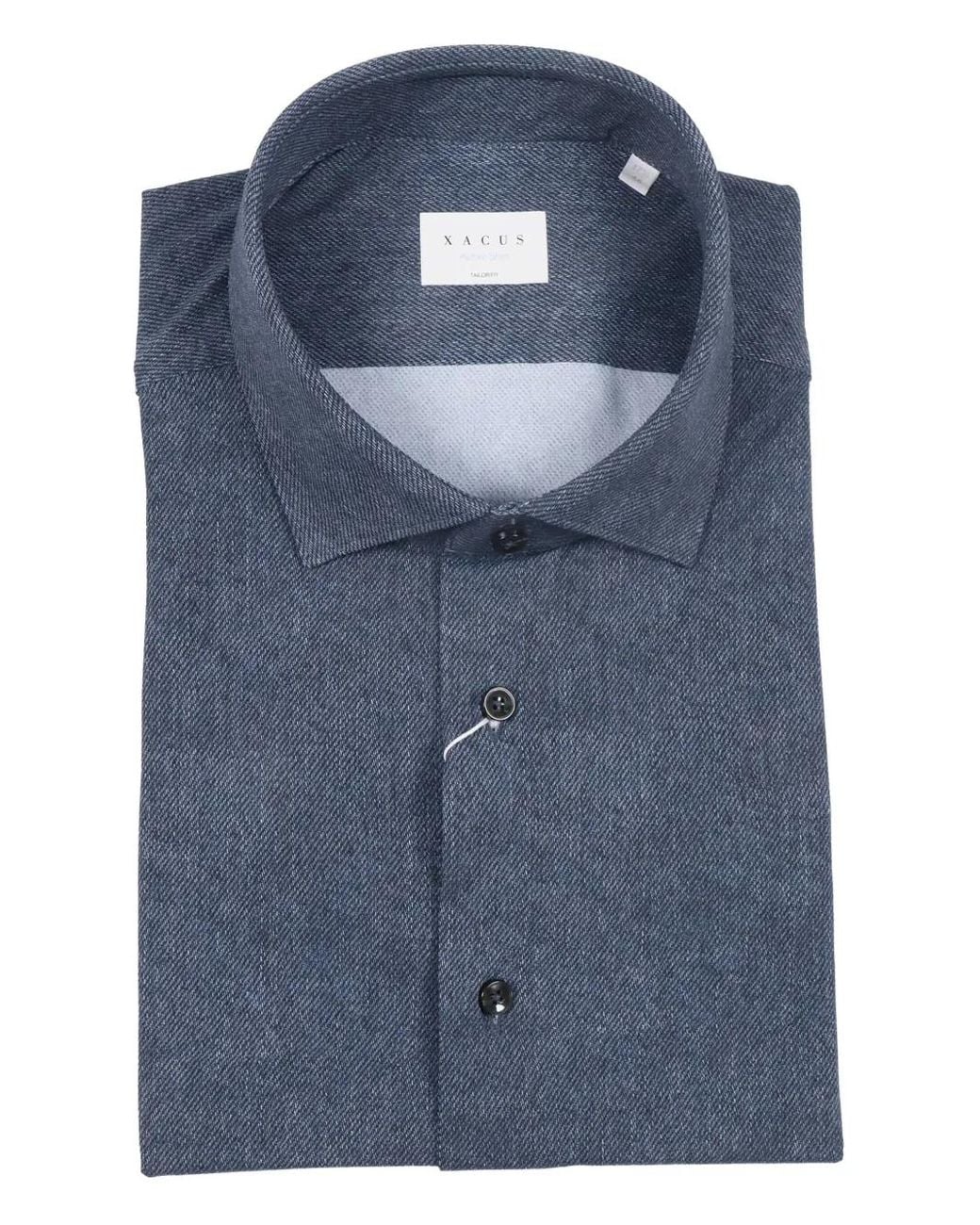 Xacus Klassisches Hemd in Blue für Herren