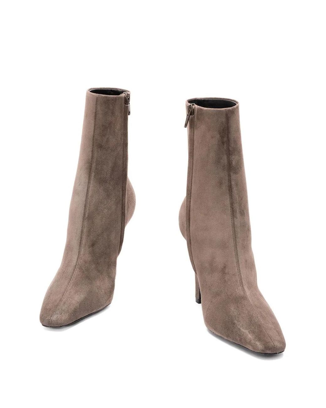 Saint Laurent Brown Jill Booties