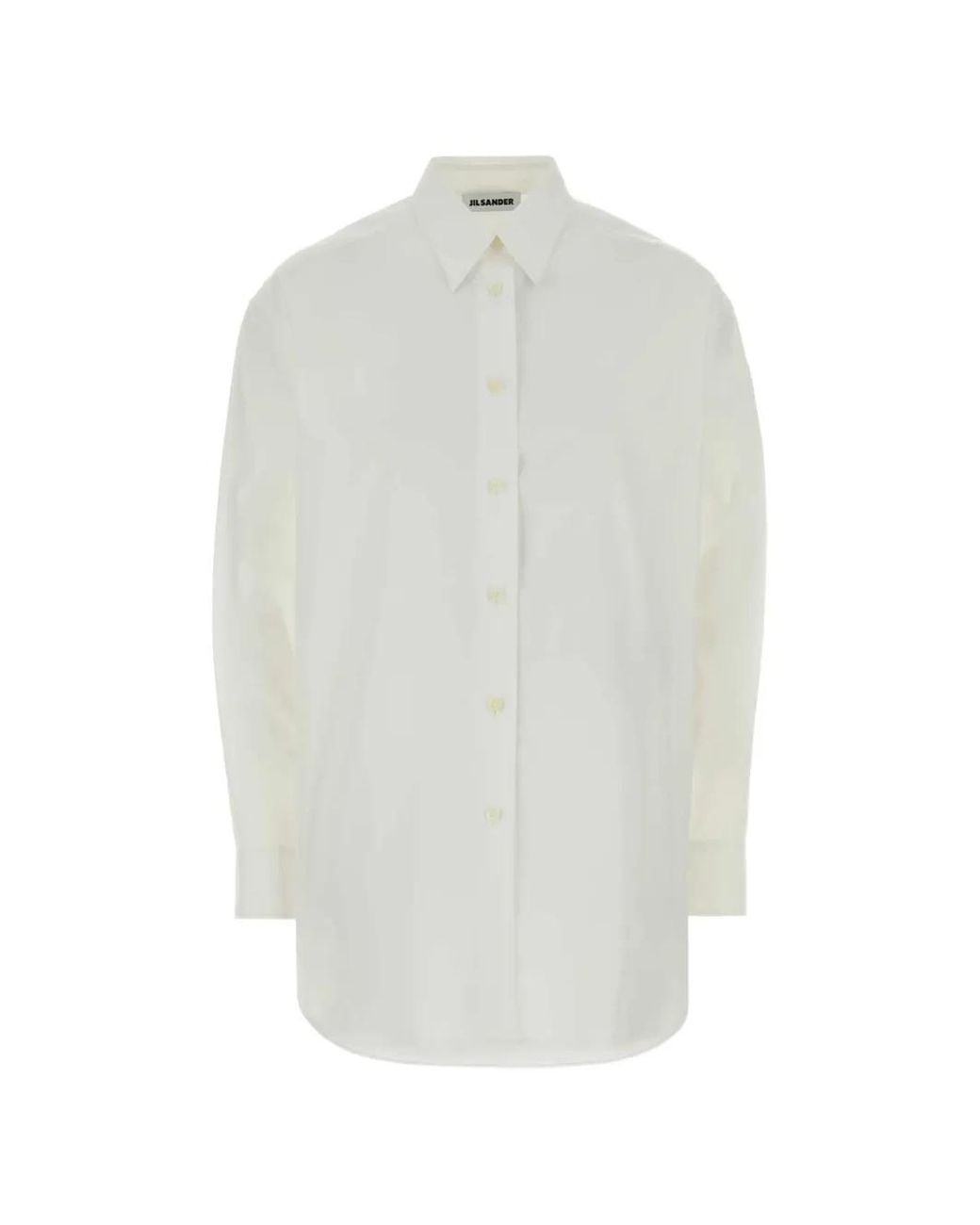 Jil Sander White Long-Sleeve Shirt