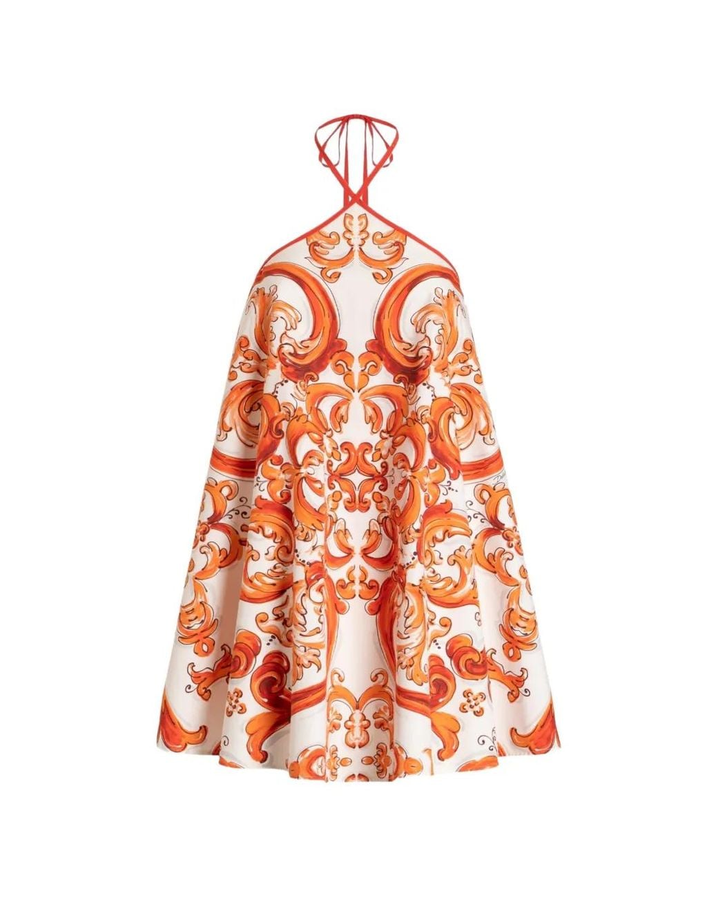 Dolce & Gabbana White Flared Dress