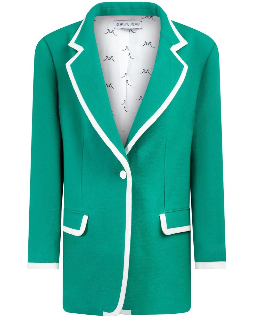 ROWEN ROSE Oversized Blazer in het Green