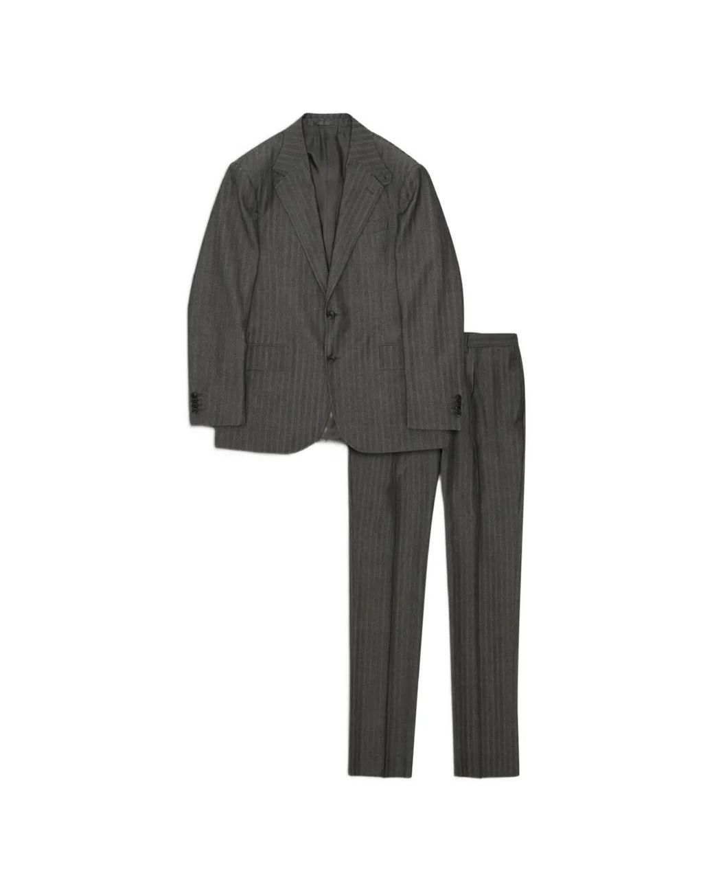 Fortela Black Bertolucci Herringbone-Wool Suit (Set Of Two) for men