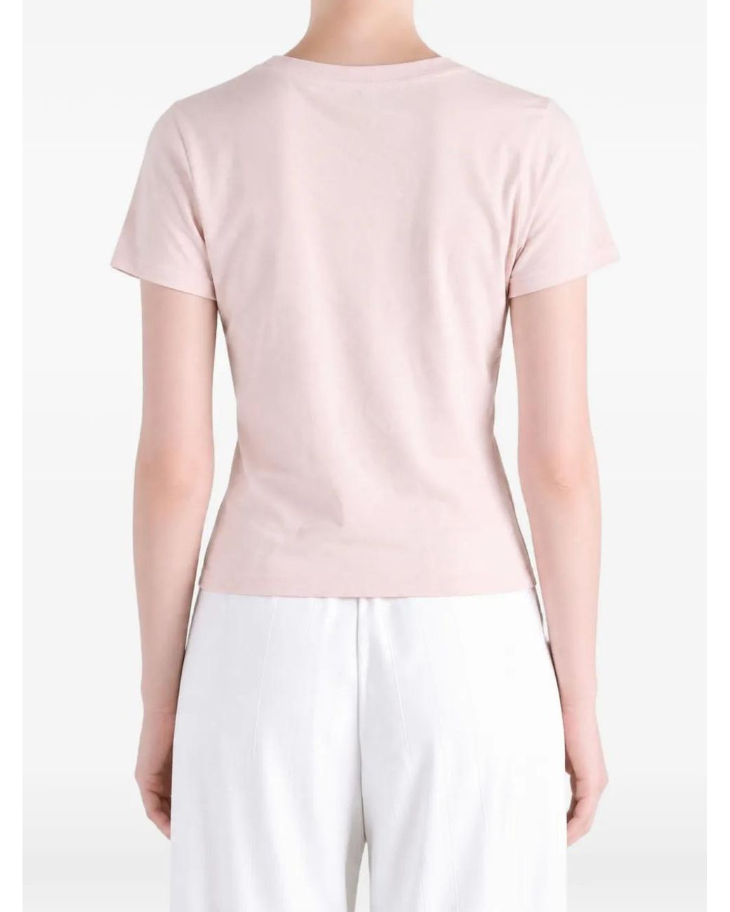 Auralee Pink Short-Sleeve T-Shirt