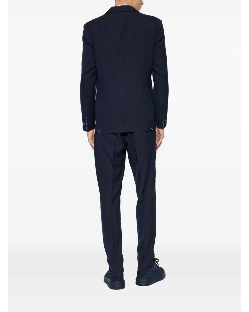 Eleventy Blue Buttoned Suit for men