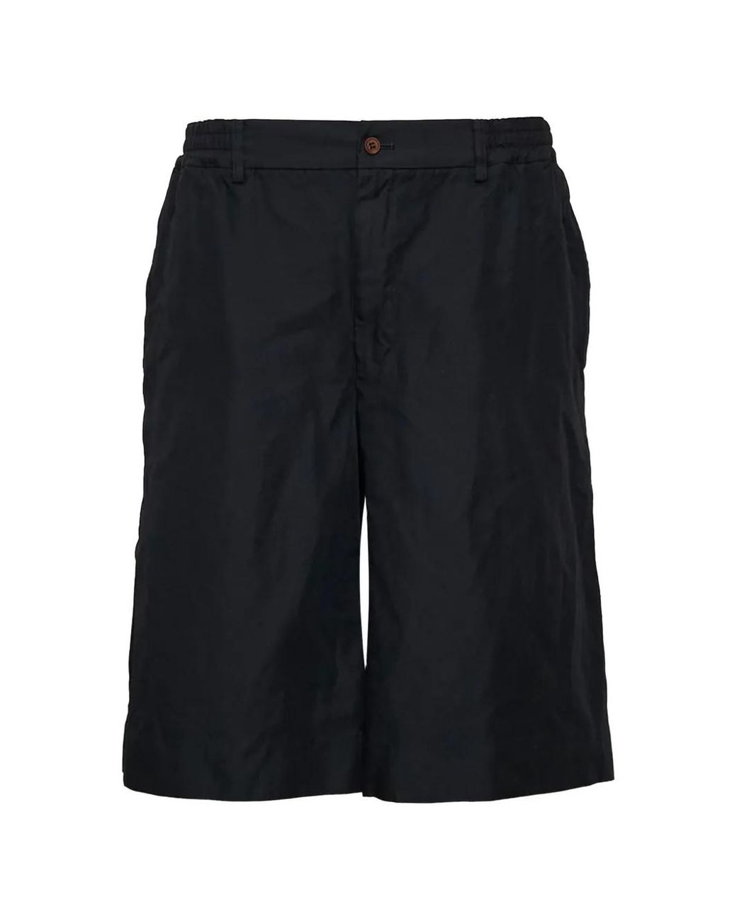 Comme des Garçons Black Short Ample À Taille Élastiquée for men