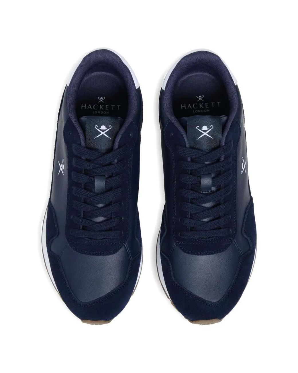 Hackett Vector Plain Sneakers in het Blue voor heren