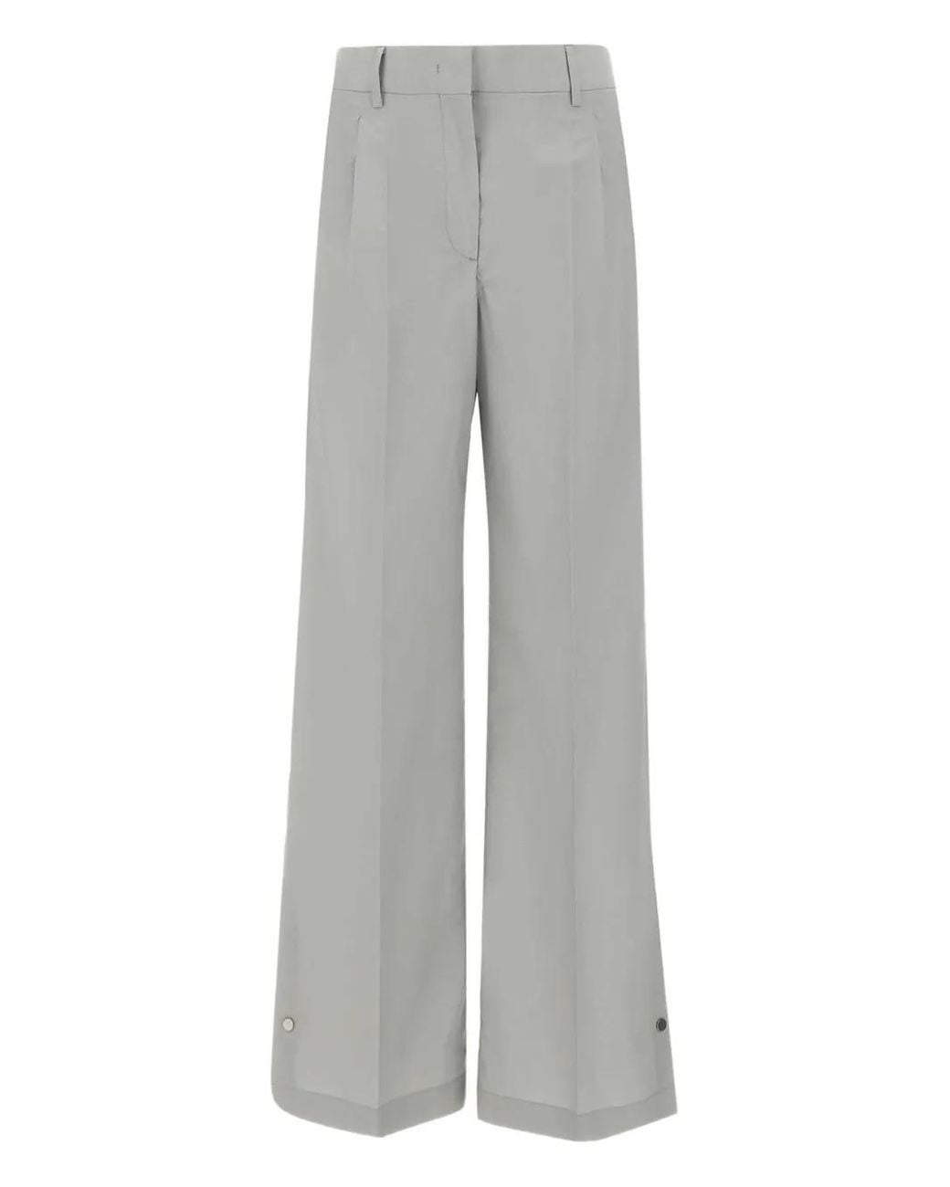 Iceberg Gray Straight-Leg Trousers