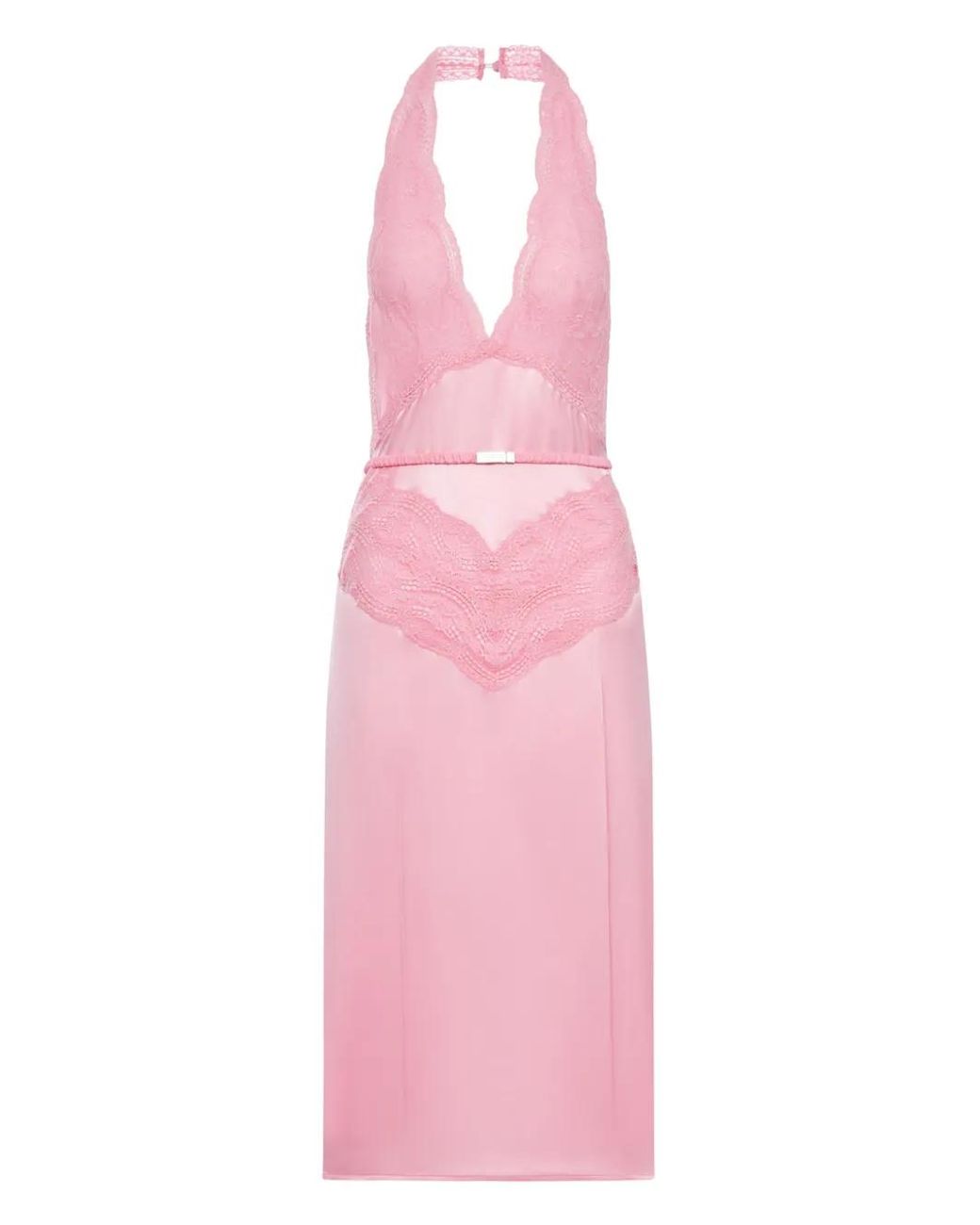 Gucci Pink Silk Satin Dress