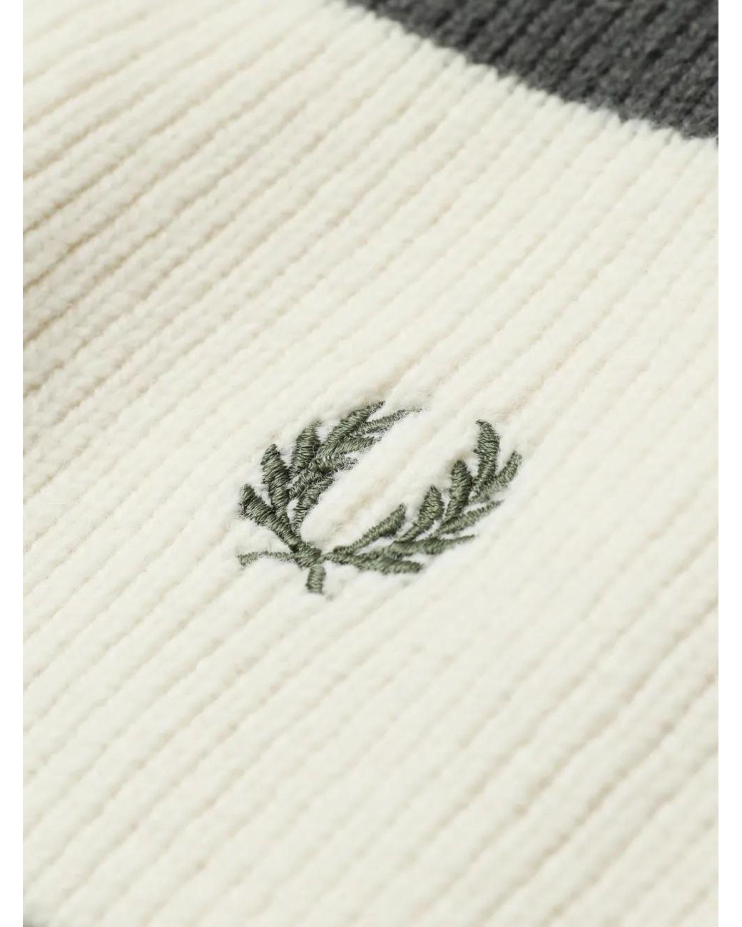 Sciarpa A Righe di Fred Perry in White da Uomo
