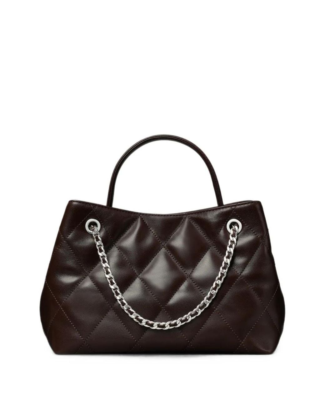 Tory Burch Black Small Fleming Tote Bag
