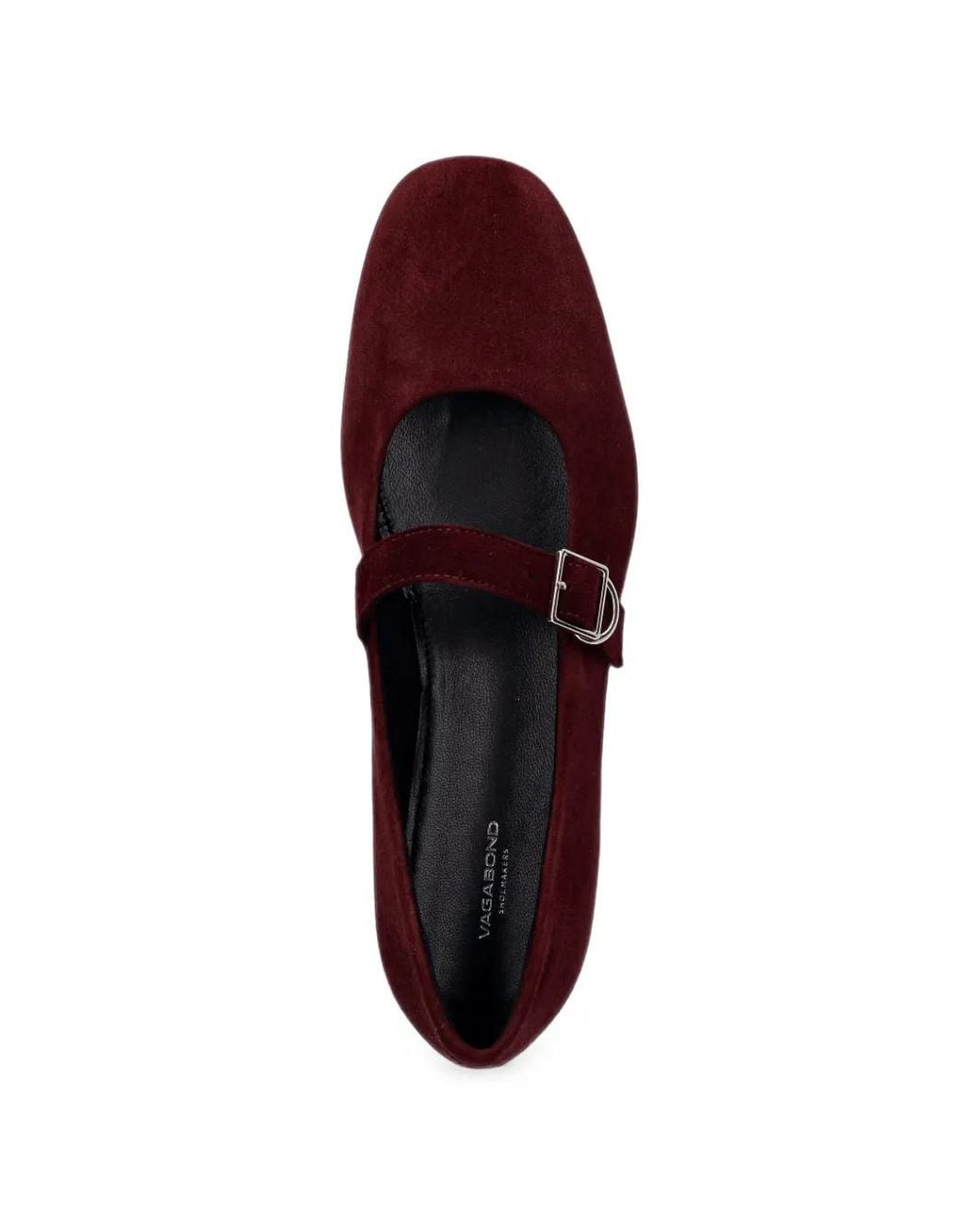 Vagabond Red Jolin Suede Ballet Flats