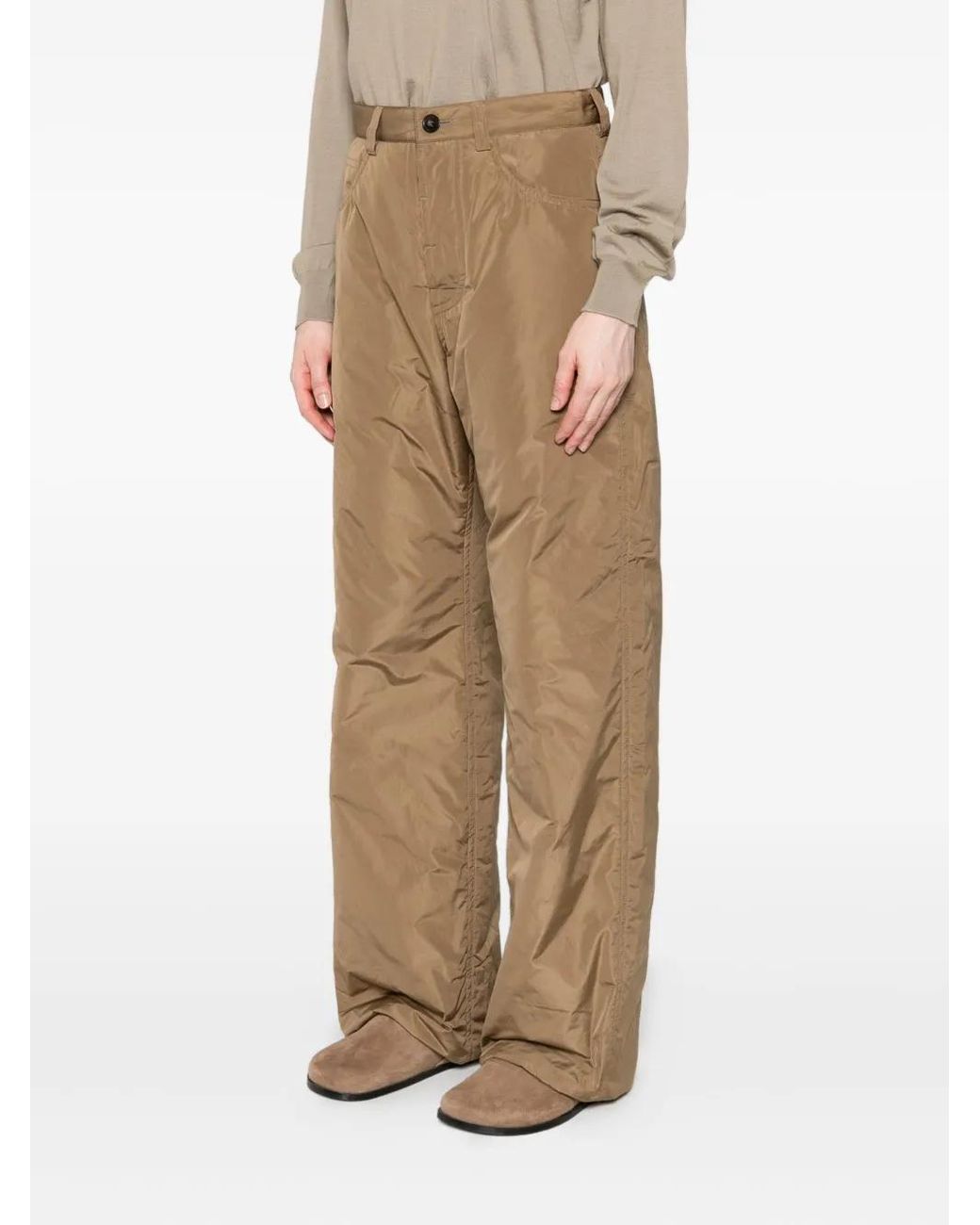 Sofie D'Hoore Natural Pavia Side-Seam Trousers