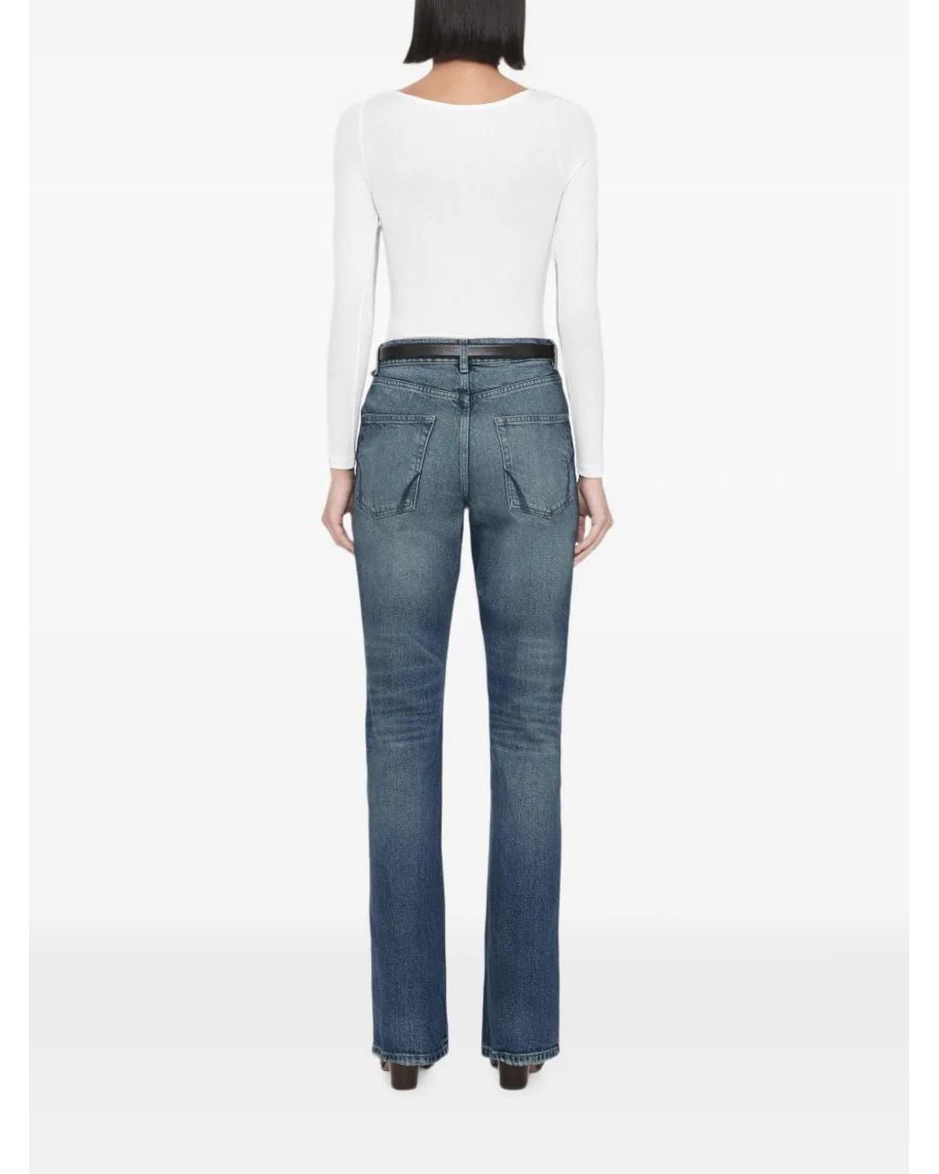 AllSaints Blue Rue Bootcut Jeans