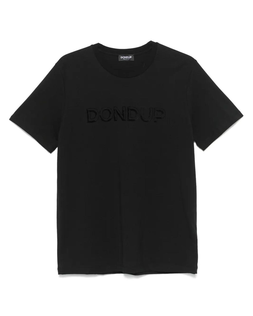 Dondup Black Logo-Print T-Shirt for men