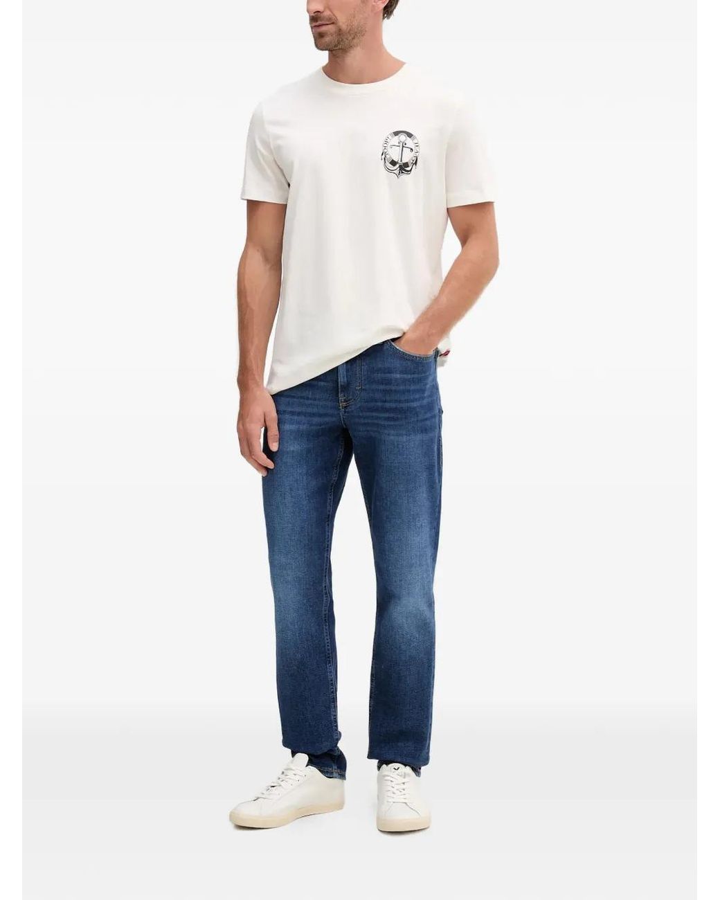 Joop! Blue Logo-Patch Denim Jeans for men