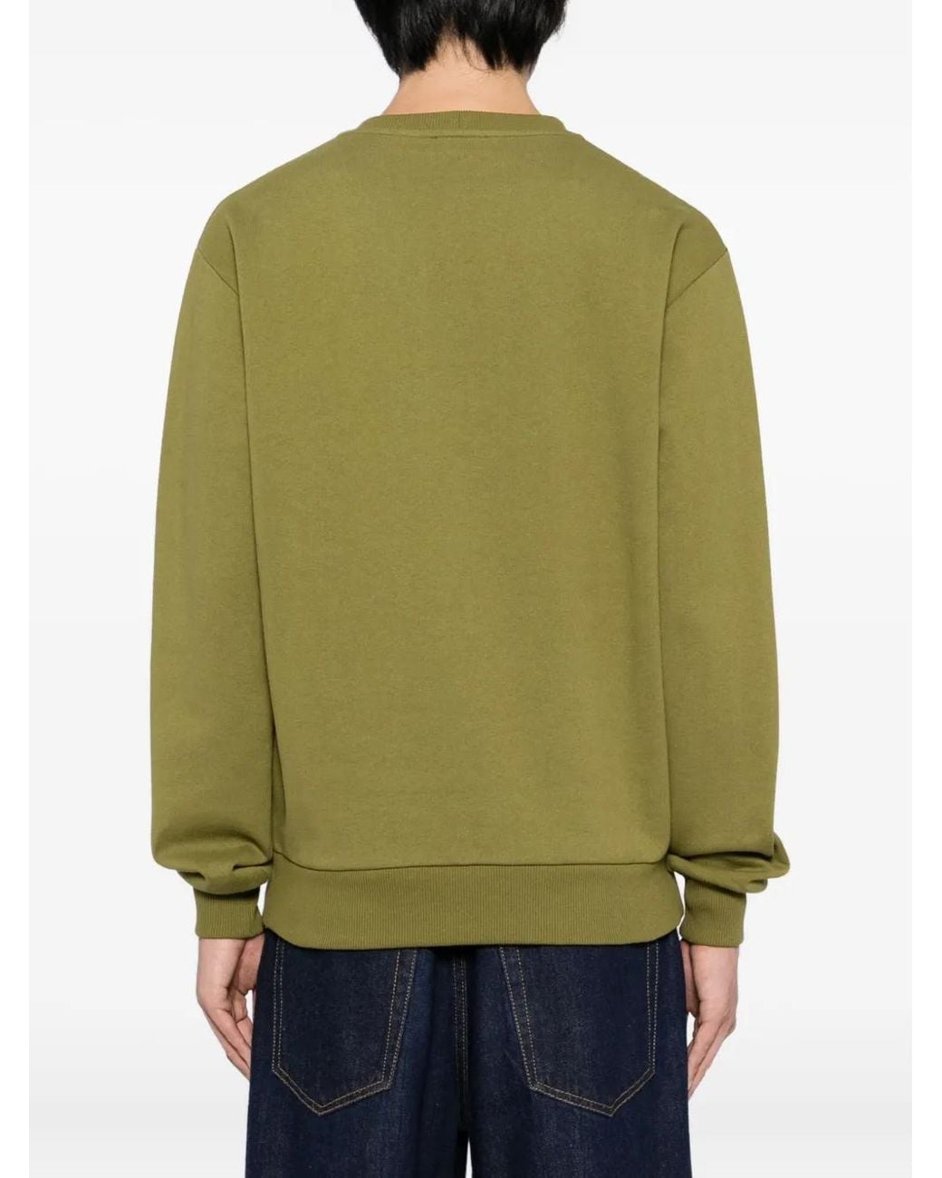 Bally Green Logo Sweatshirt for men