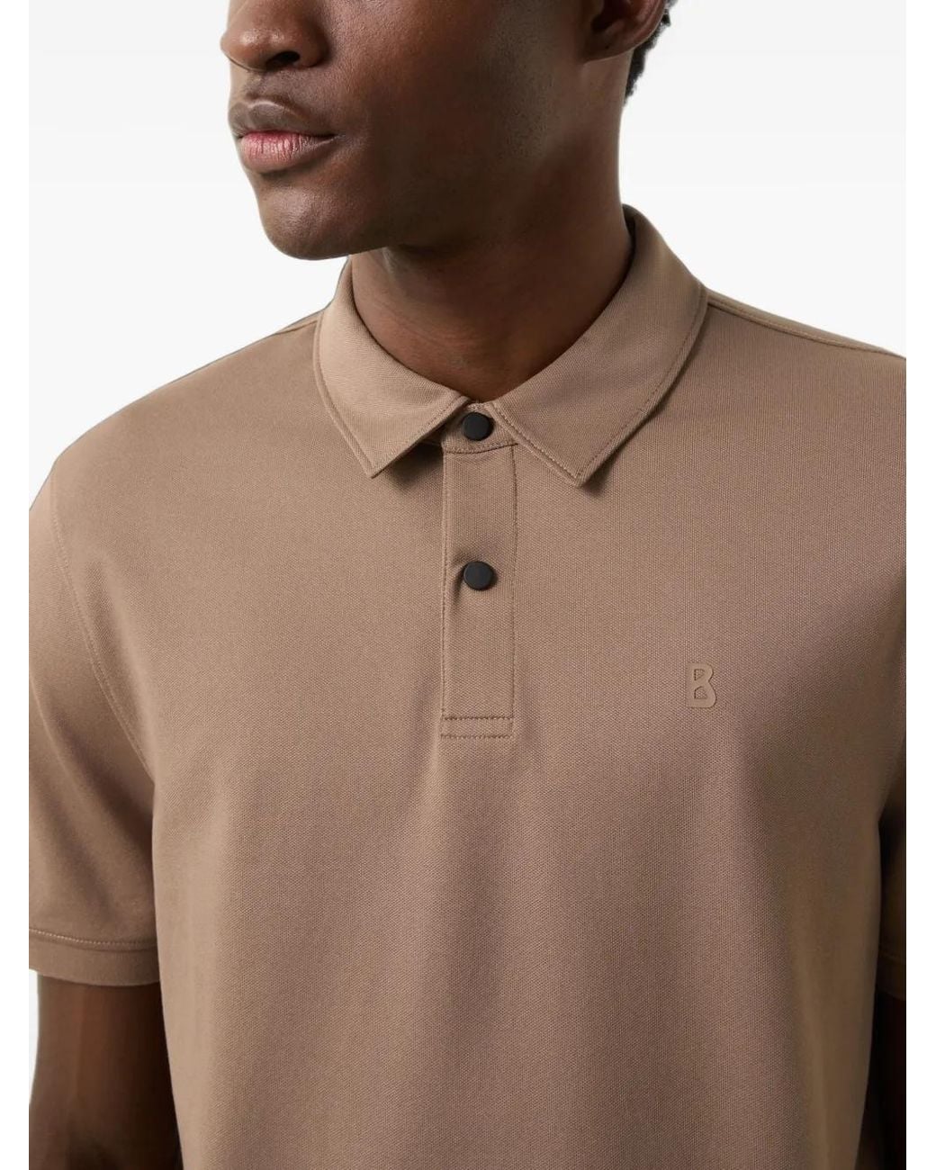 Bogner Brown Timo Piqué Polo Shirt for men