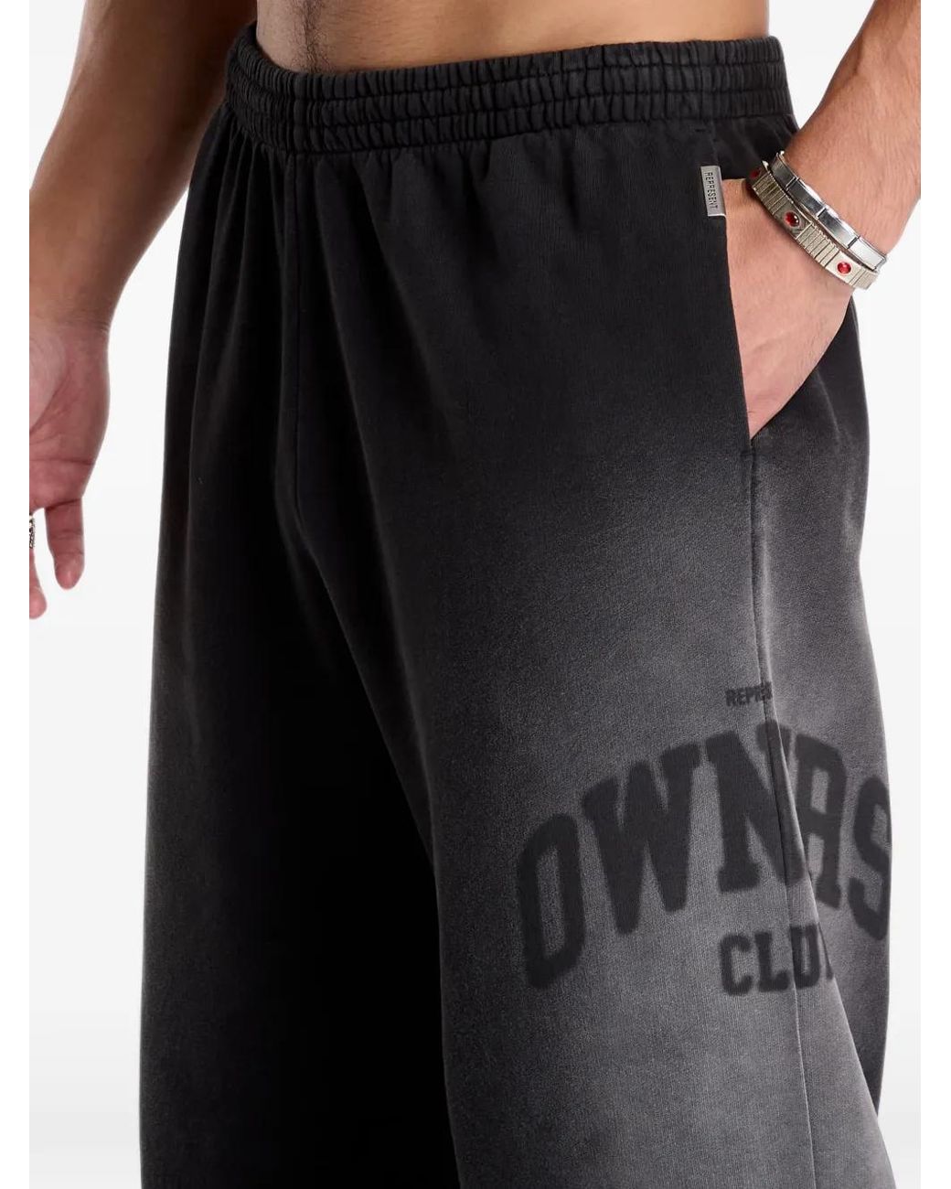 Represent Black Owners Club Track Pants for men