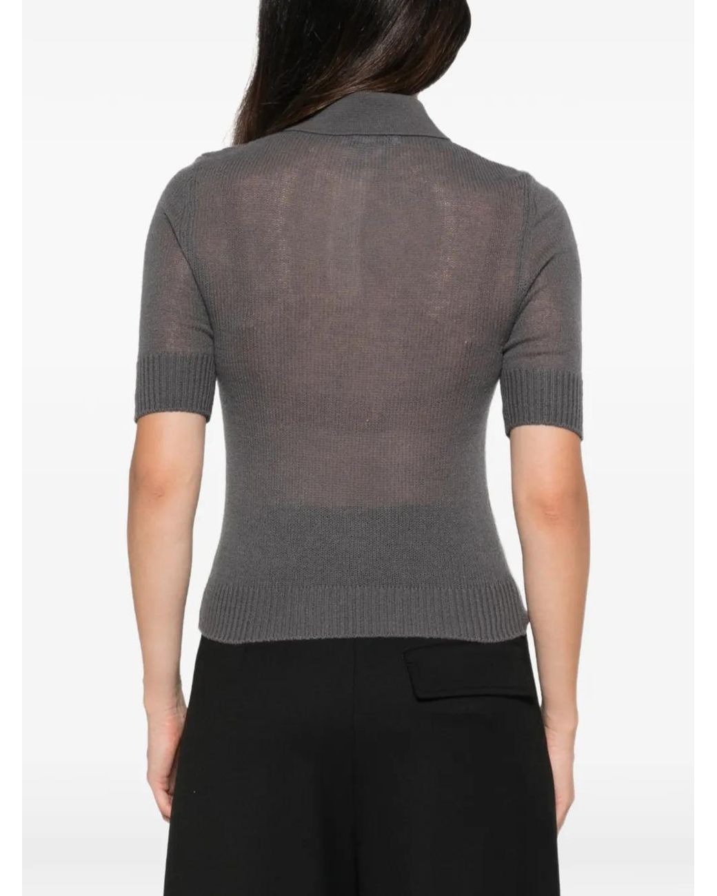 Polo De Manga Corta ELY ELY de color Gray