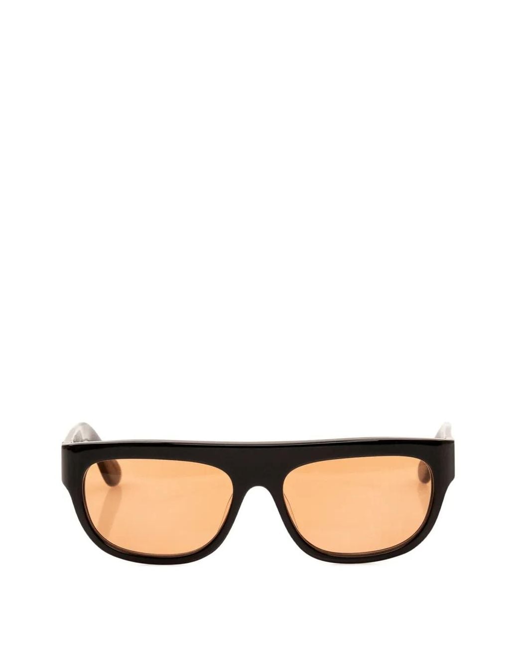 Retrosuperfuture Black Serioso Rectangle-Frame Sunglasses for men