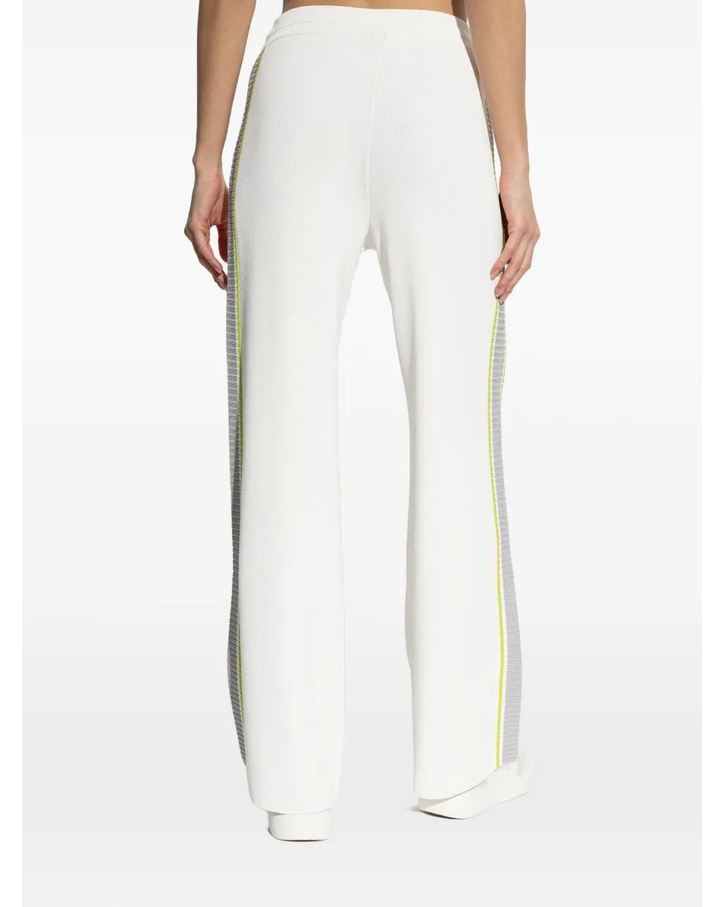 Casablanca White Drawstring-Fastening Track Pants