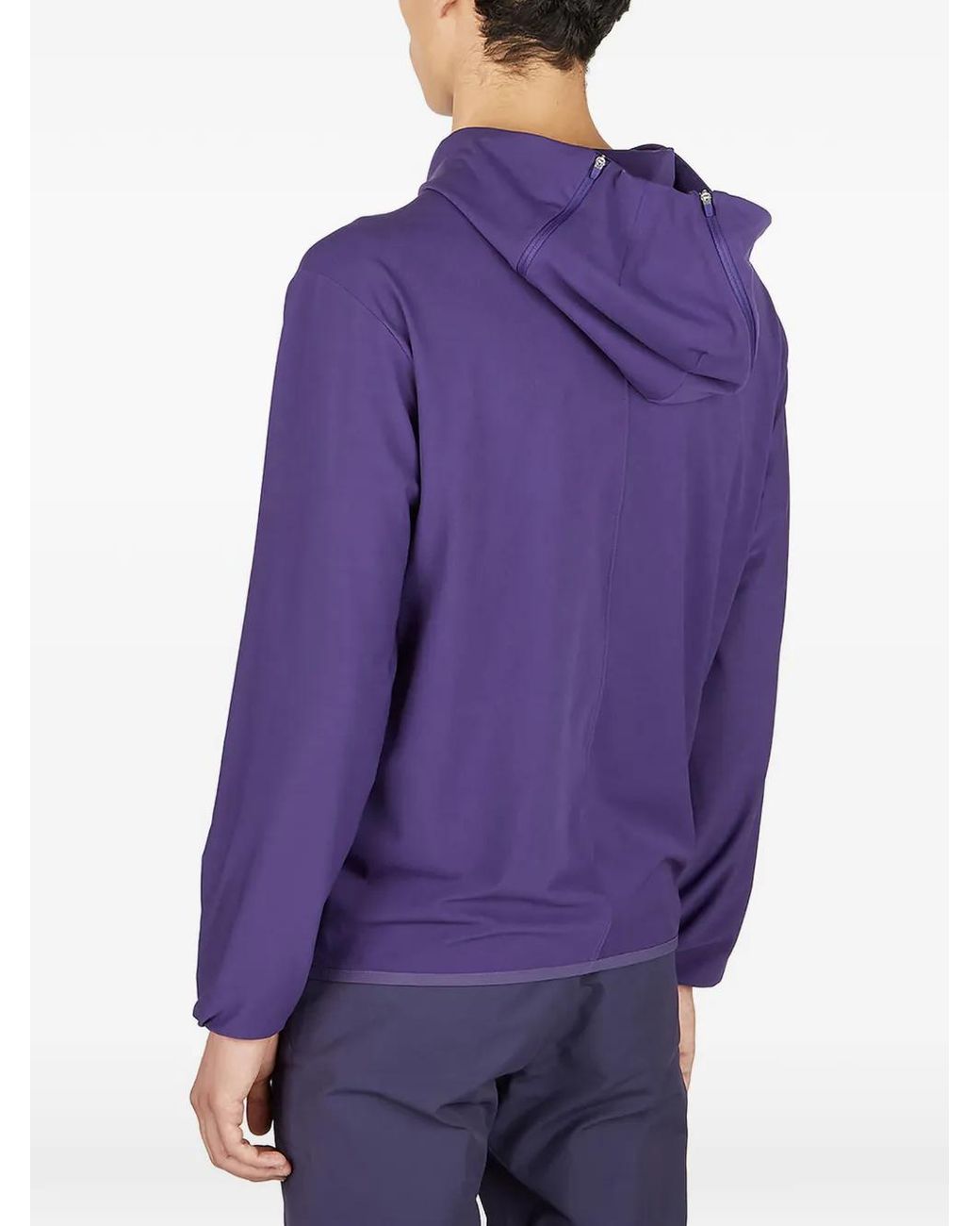 Post Archive Faction PAF Purple Zip-Up Hoodie for men