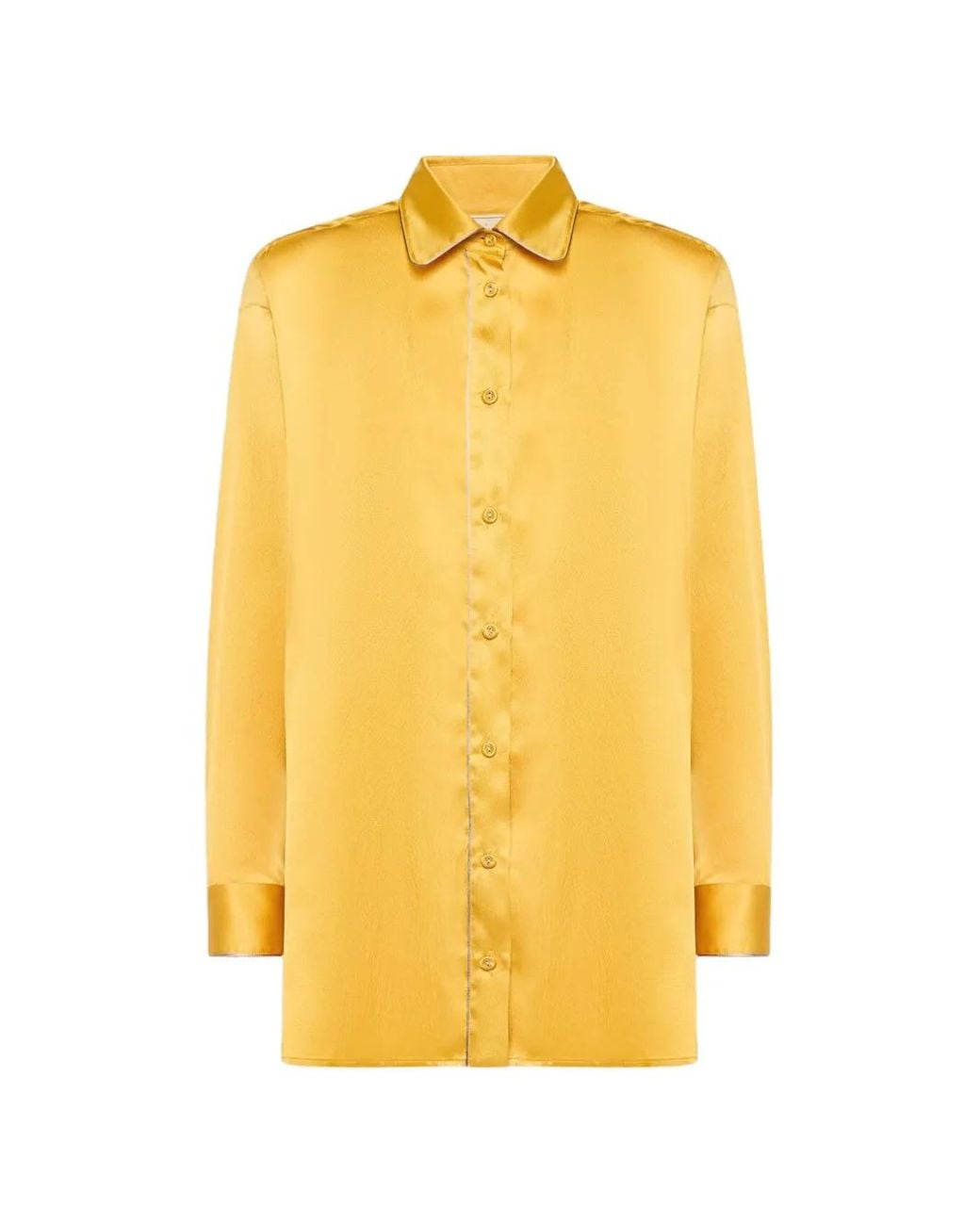 Pierre Louis Mascia Yellow Mutka Buttoned Shirt