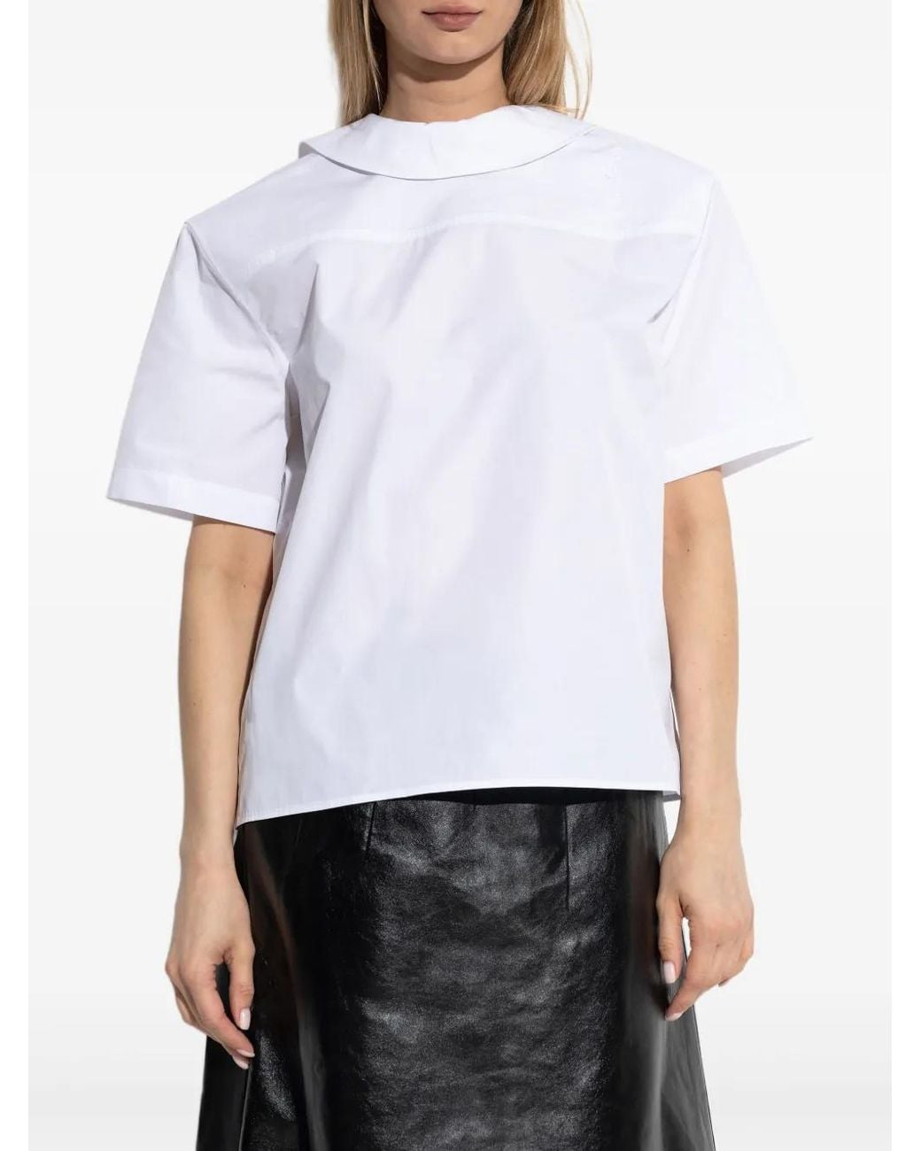 Marni White Buttoned Blouse