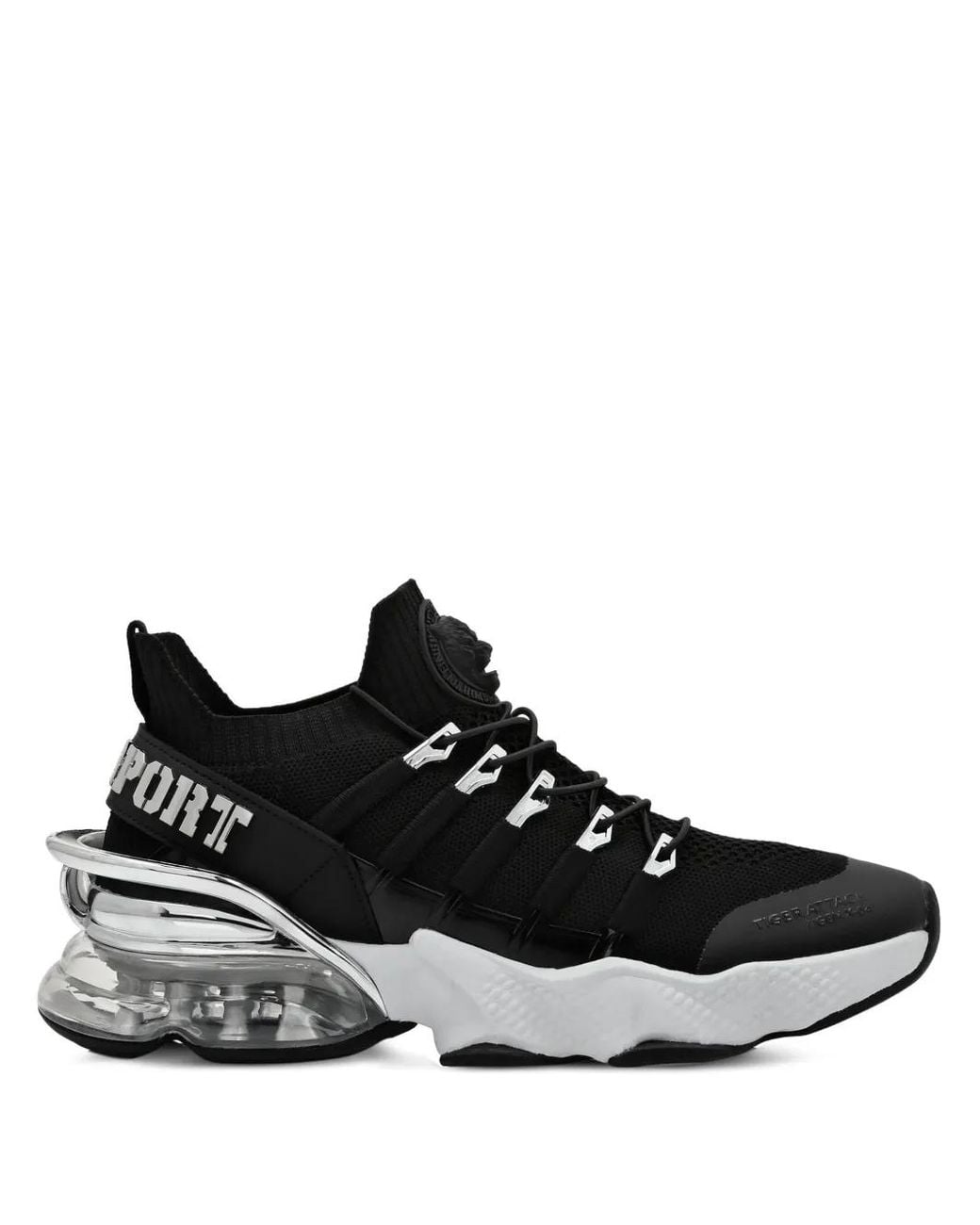 Philipp Plein Black Tiger Attack Gen X 04 Sneakers