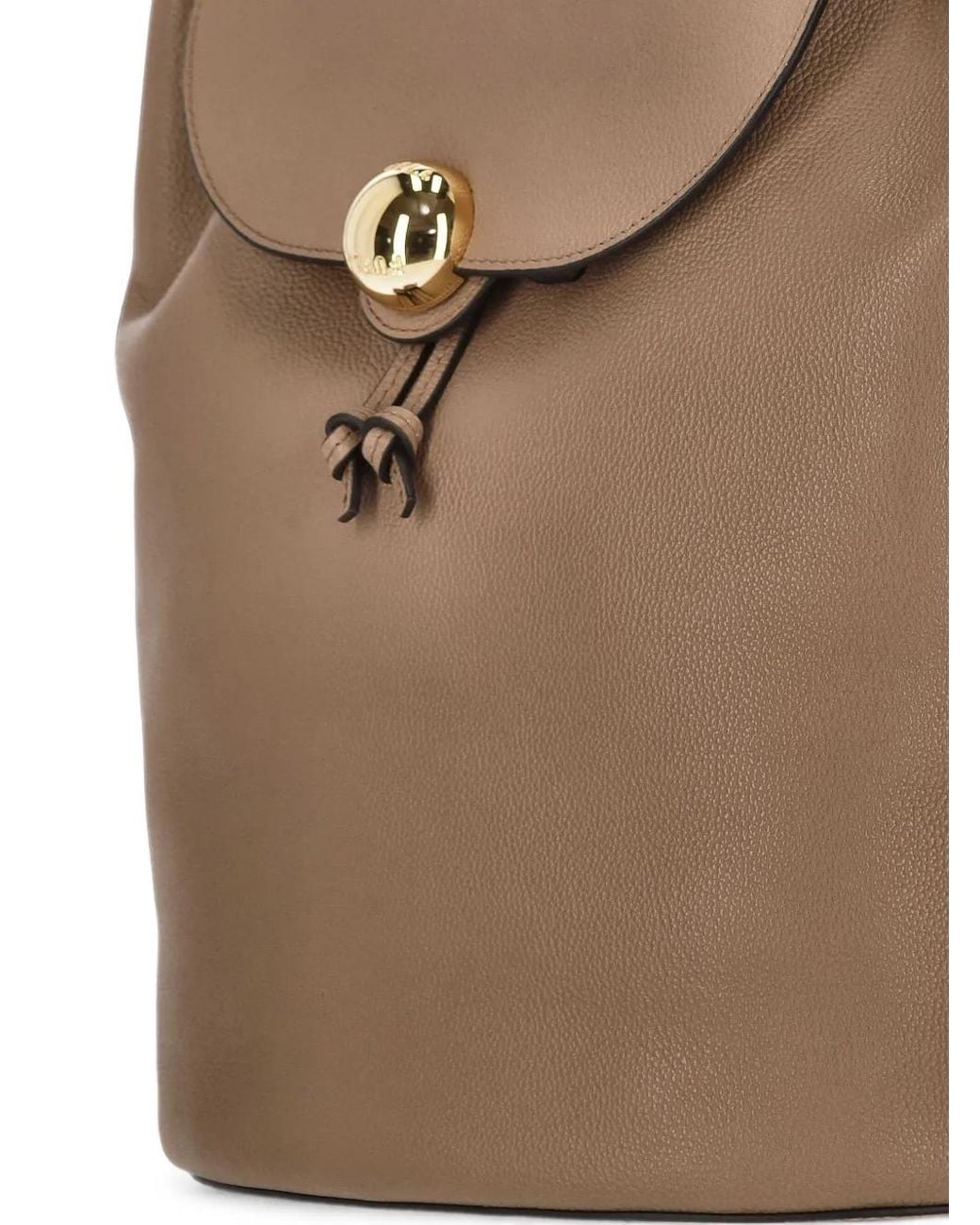 Furla Brown Leather Backpack