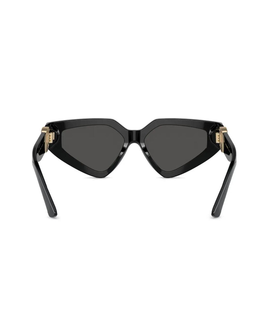 Dolce & Gabbana Black Precious Cat-Eye Sunglasses