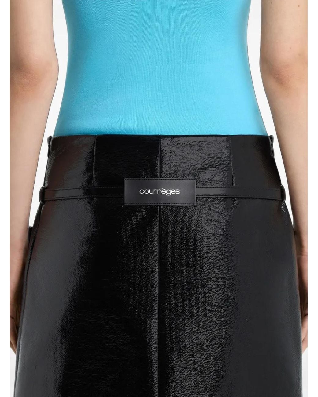 Courreges Blue Logo Top