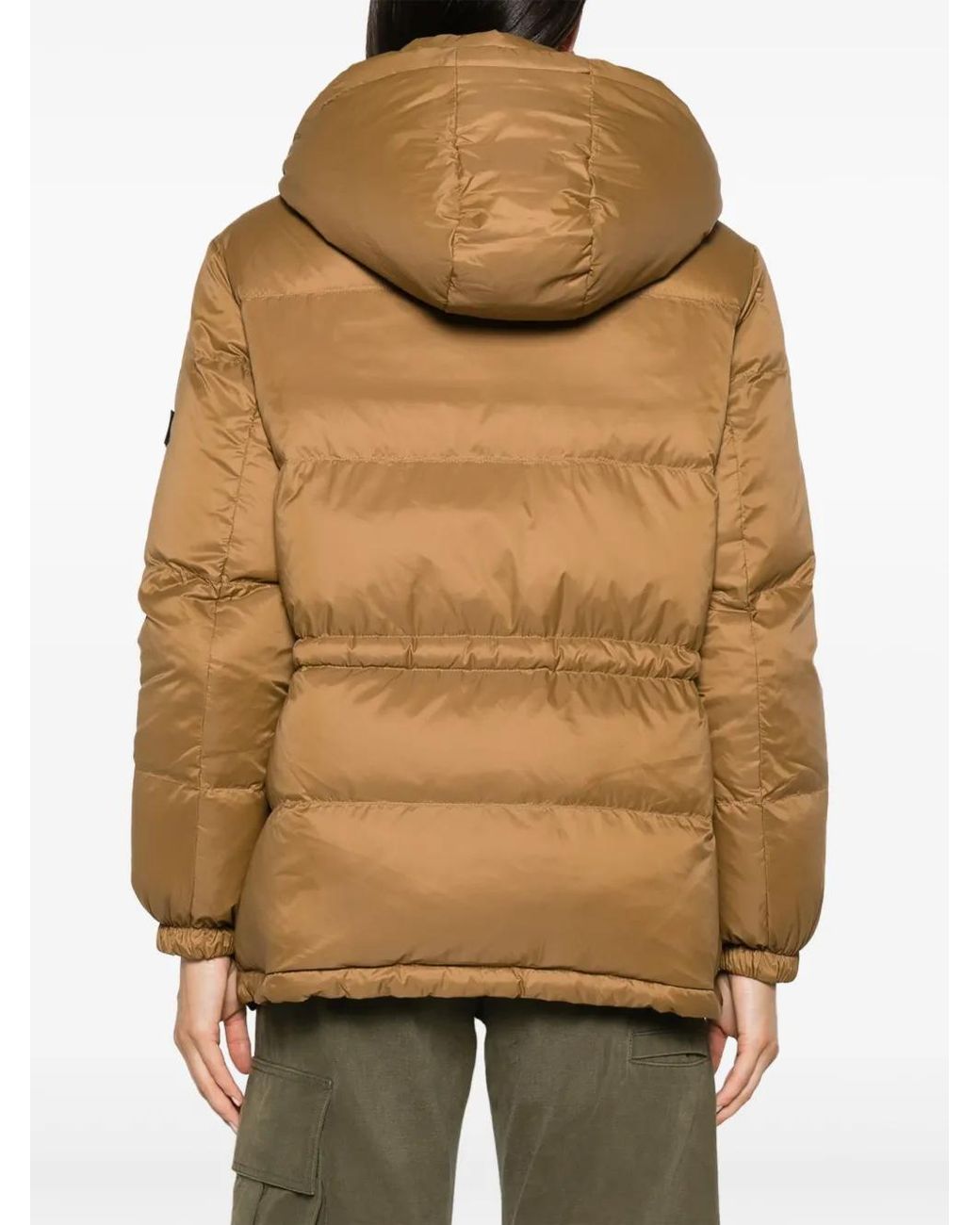 Yves Salomon Brown Padded Down Jacket